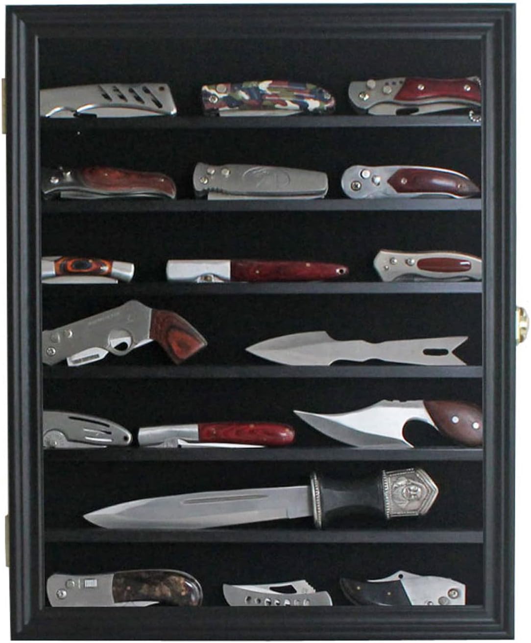DisplayGifts Folding Pocket Knife Display Case