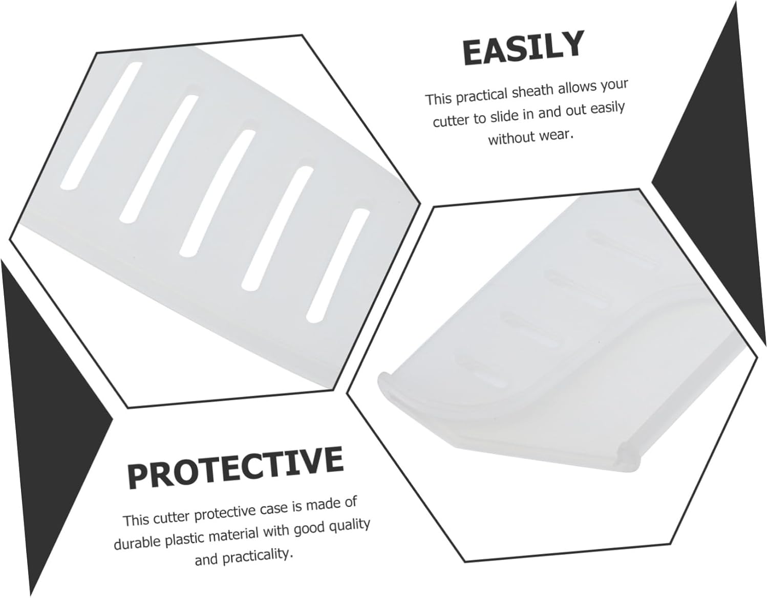 LABRIMP 6-Piece Sturdy Plastic Knivesurface Protector Set for Chef knives