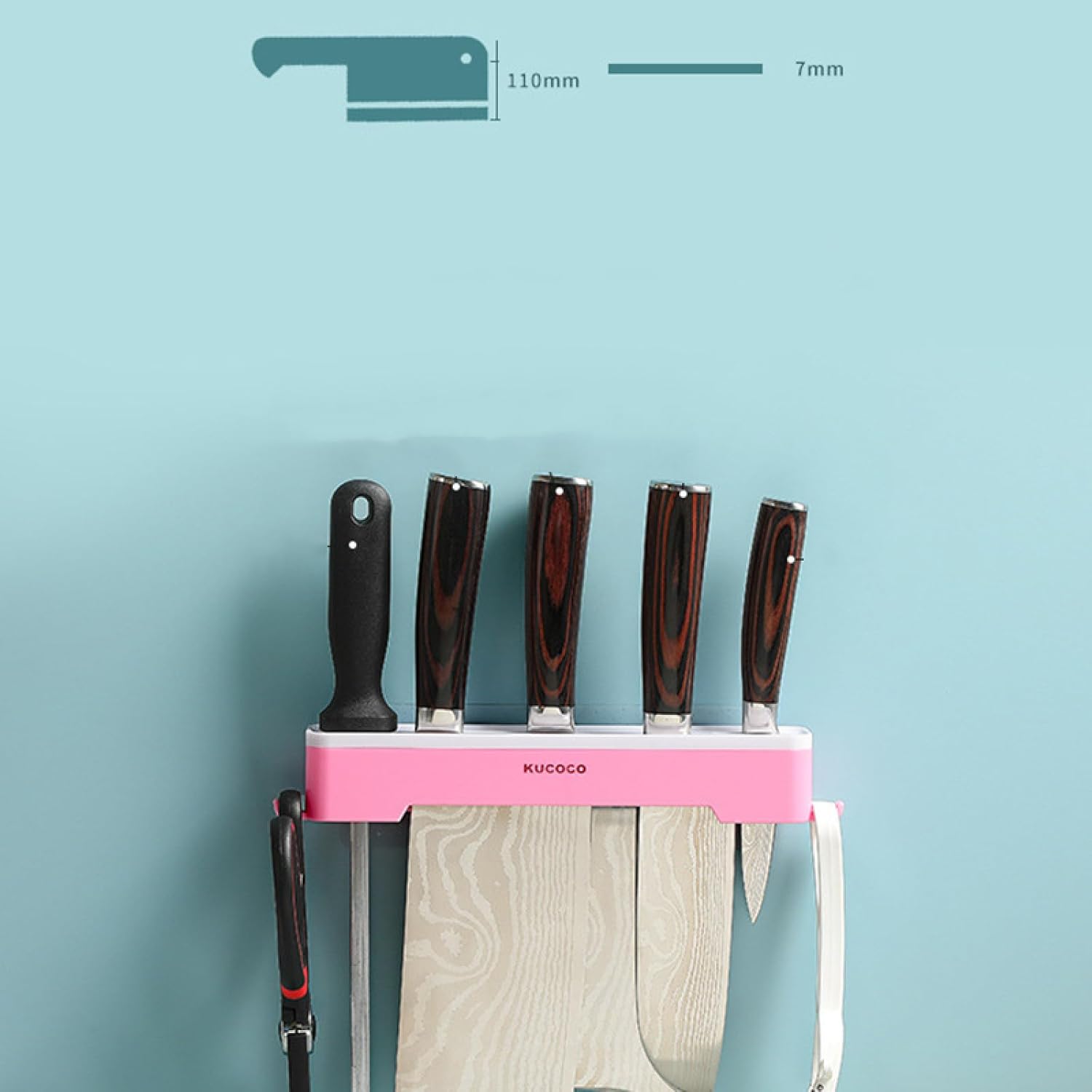 Wall-Mount Knife Holder