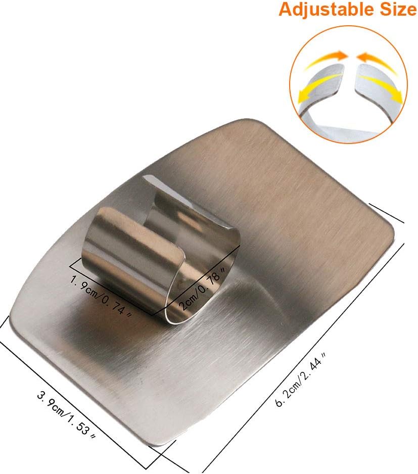304 Stainless Steel Finger Guards Durable Kitchen Protector 3-Piece Set
