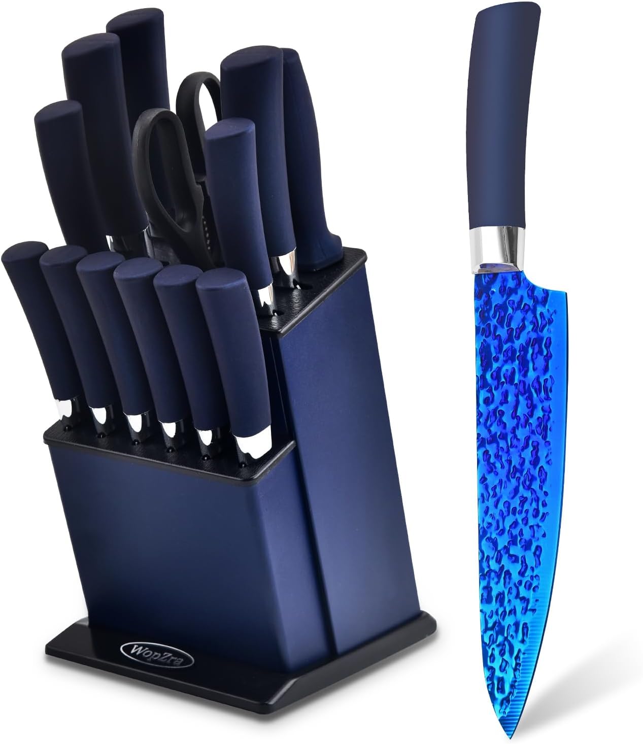 Rainbow Kitchen knife set 14-Piece Non-Stick Set Features