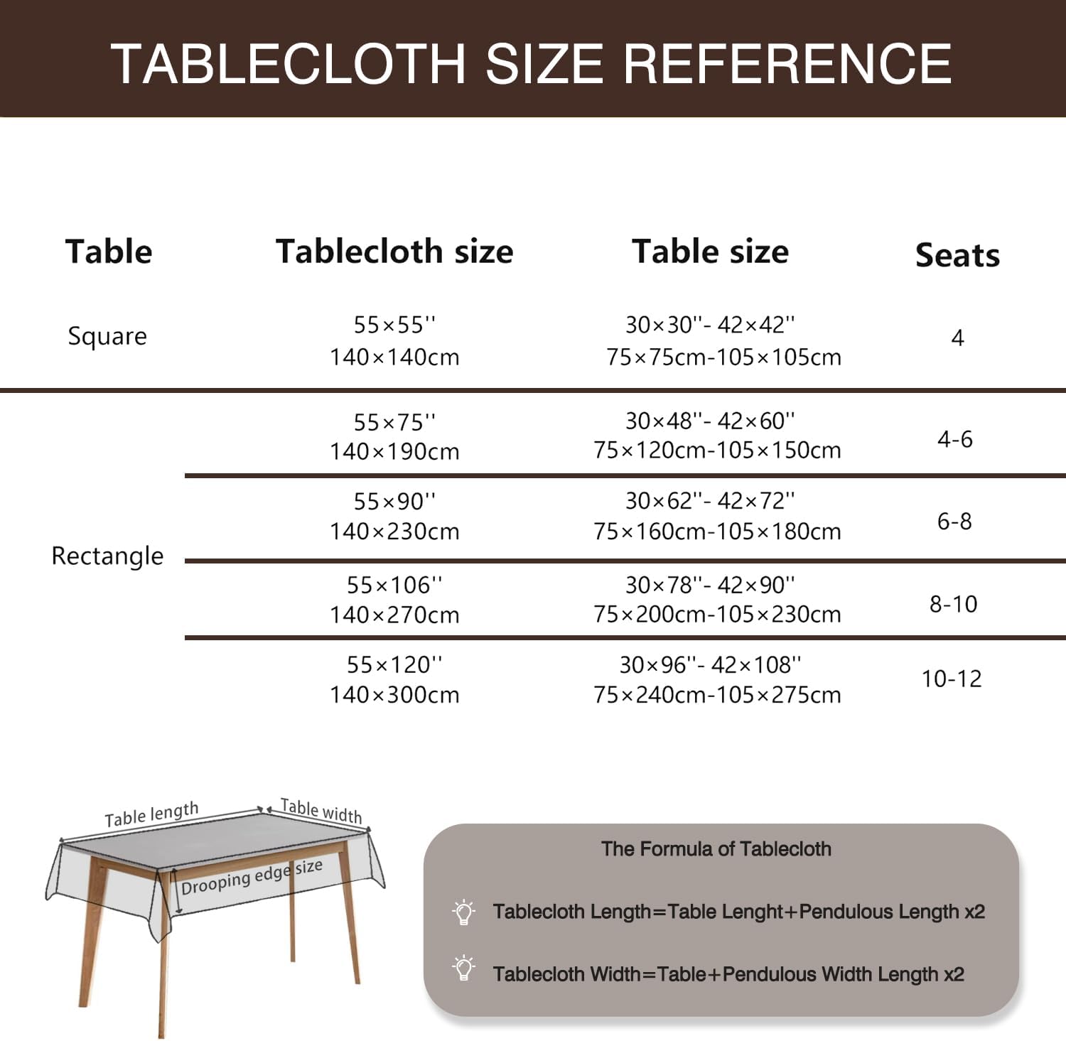 Sturdy Ivory Tablecloth for Kitchen Dining Entertaining