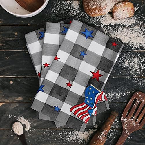 Patriotic Red Truck Kitchen Towels