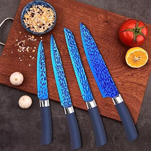 Rainbow Kitchen knife set 14-Piece Non-Stick Set Features