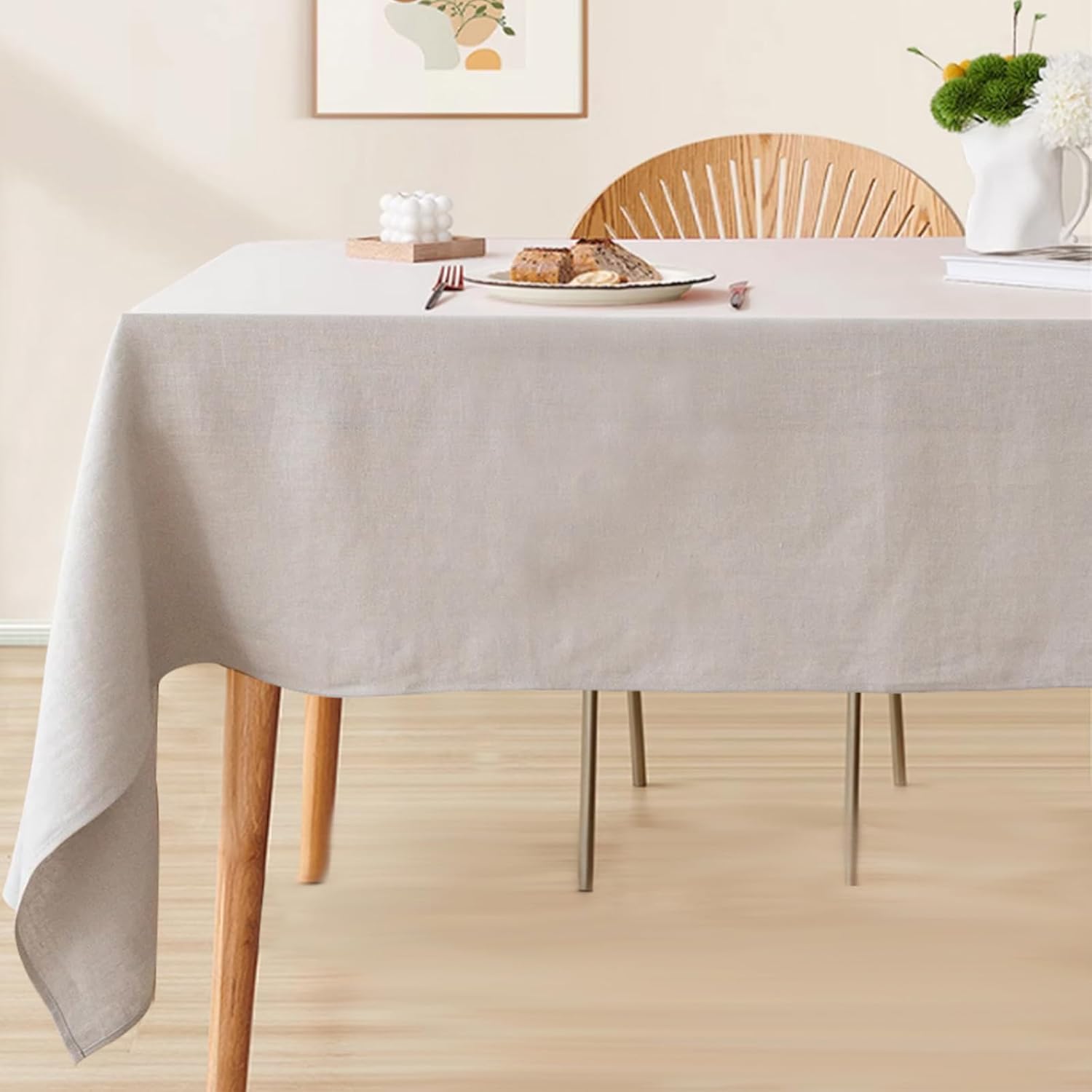 Durable Rustic 100 Linen Tablecloth
