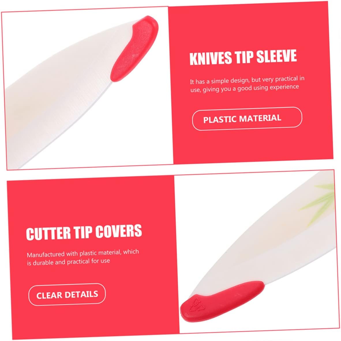 Zerodeko 30-Piece Anti-Scratch Knife Tip Covers