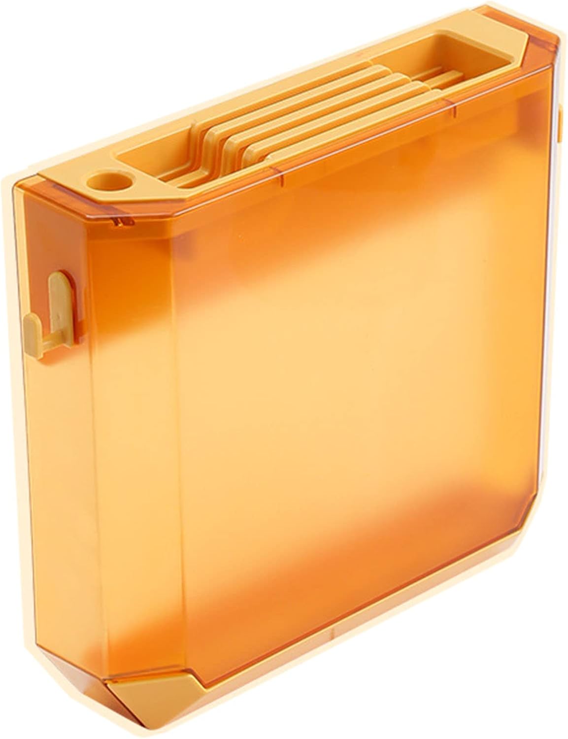 Wall-Mounted Plastic Knife Rack Yellow