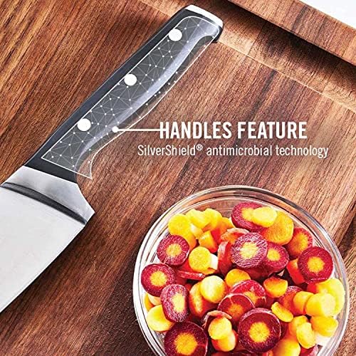 Calphalon Kitchen Knife Set with Self-Sharpening Block Durable Sharp and Premium