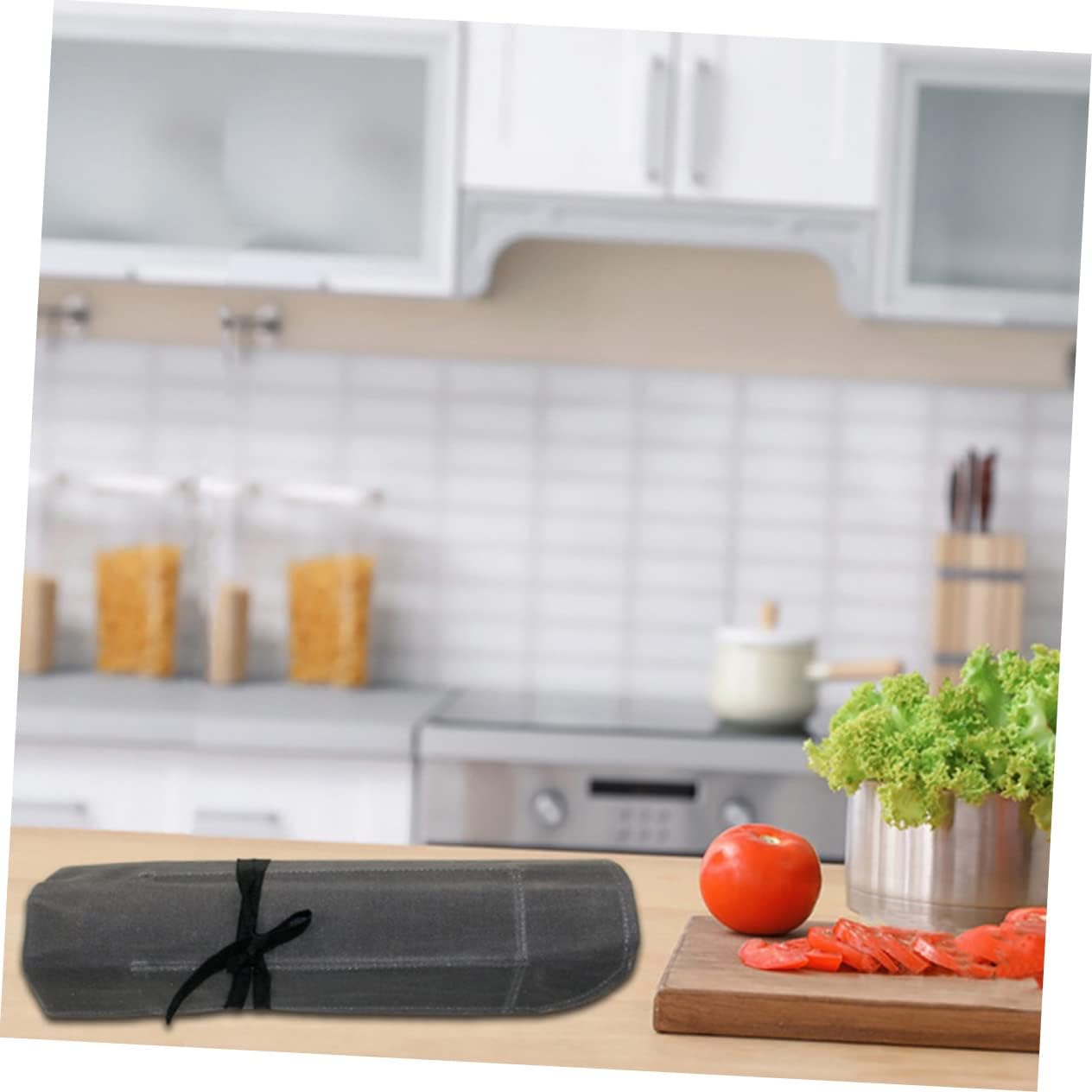 Hemoton Folding Storage Bag Canvas Travel Knife Holder