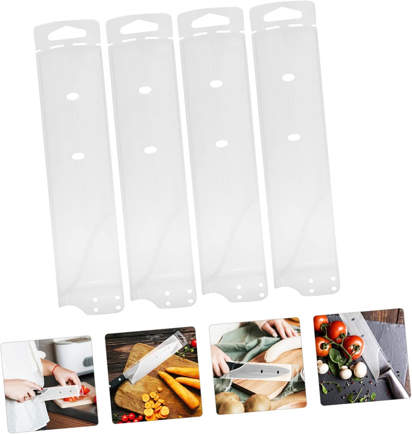 Mikinona 4-Piece Knife Protector Sleeve Protect Your Cooking Invest