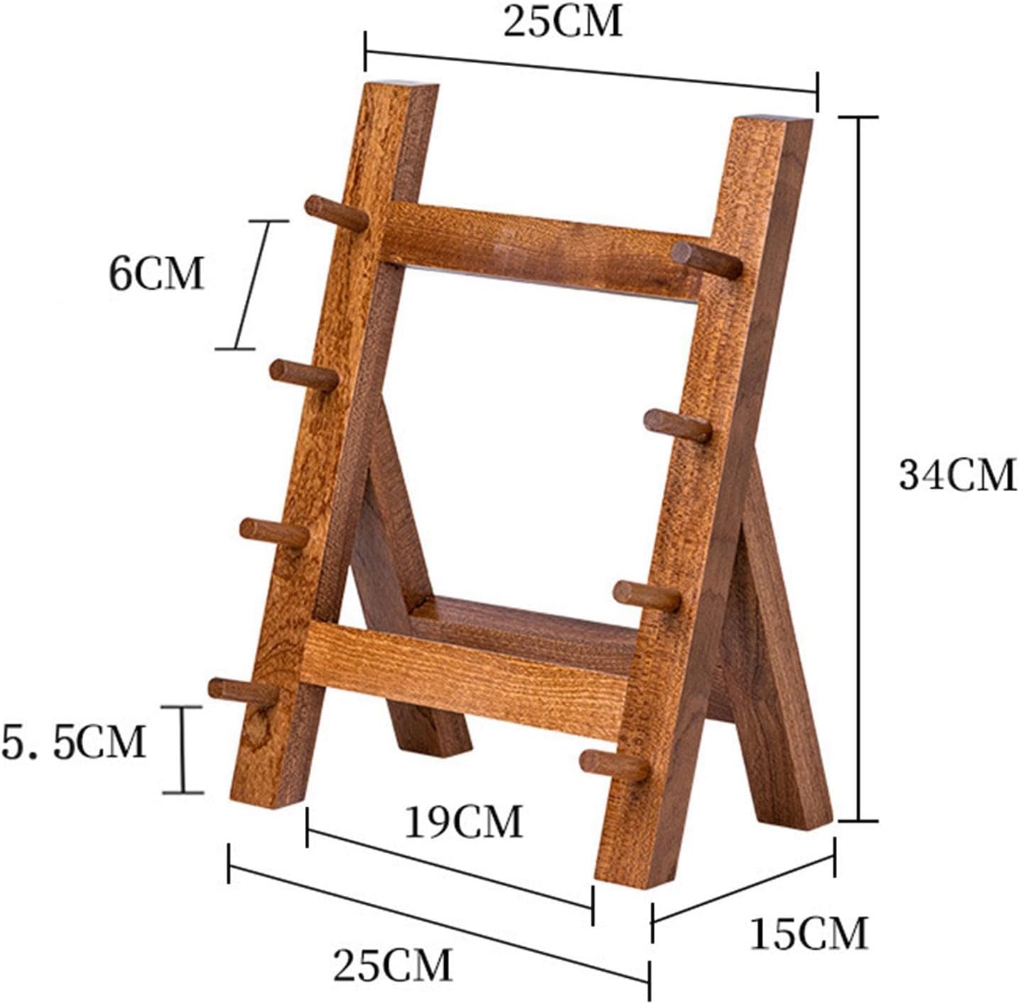IEUDNS Kitchen Knife Organizer Rack 4-Layer Brown