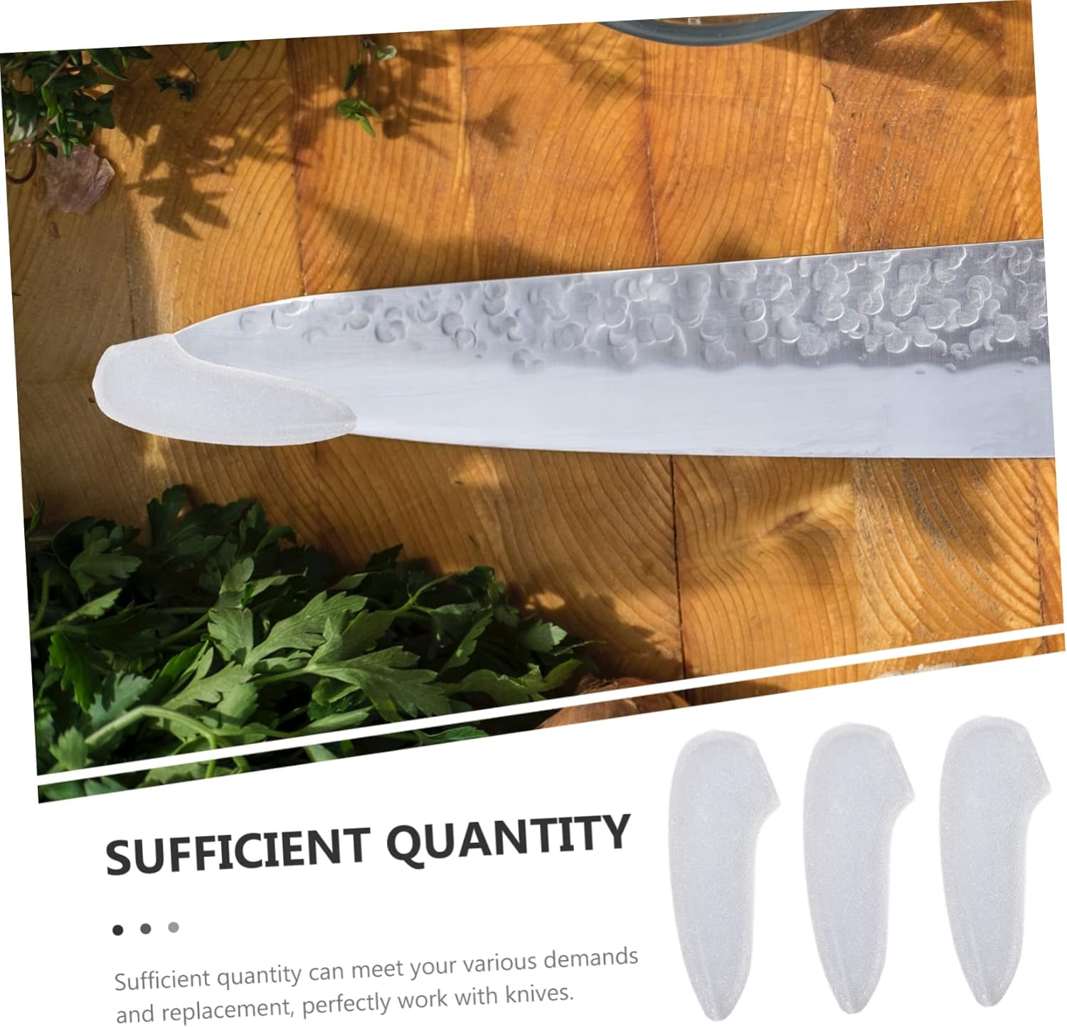 Zerodeko Protective Knife Tip Covers 50 Pack Plastic Knives Protector