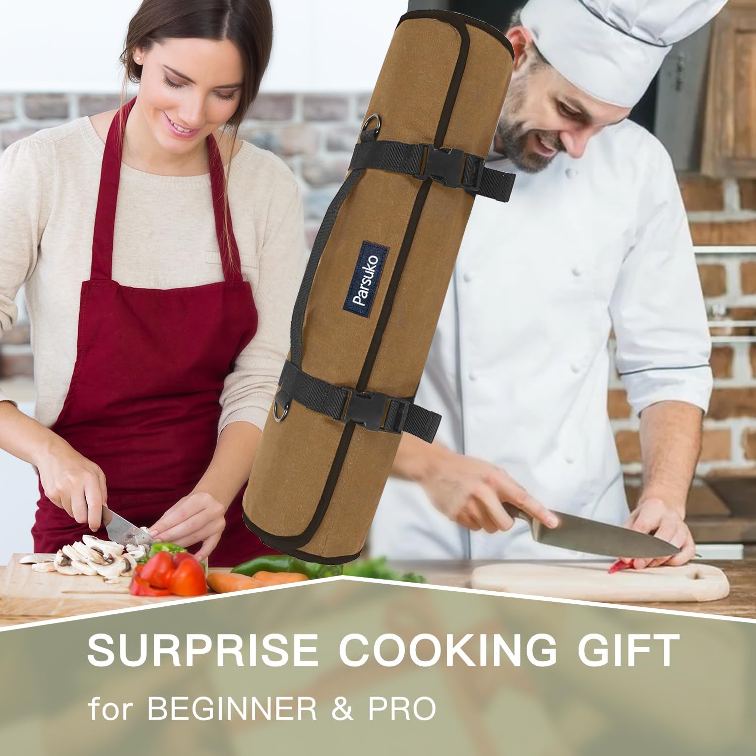 Professional Chef Knives Roll Bag