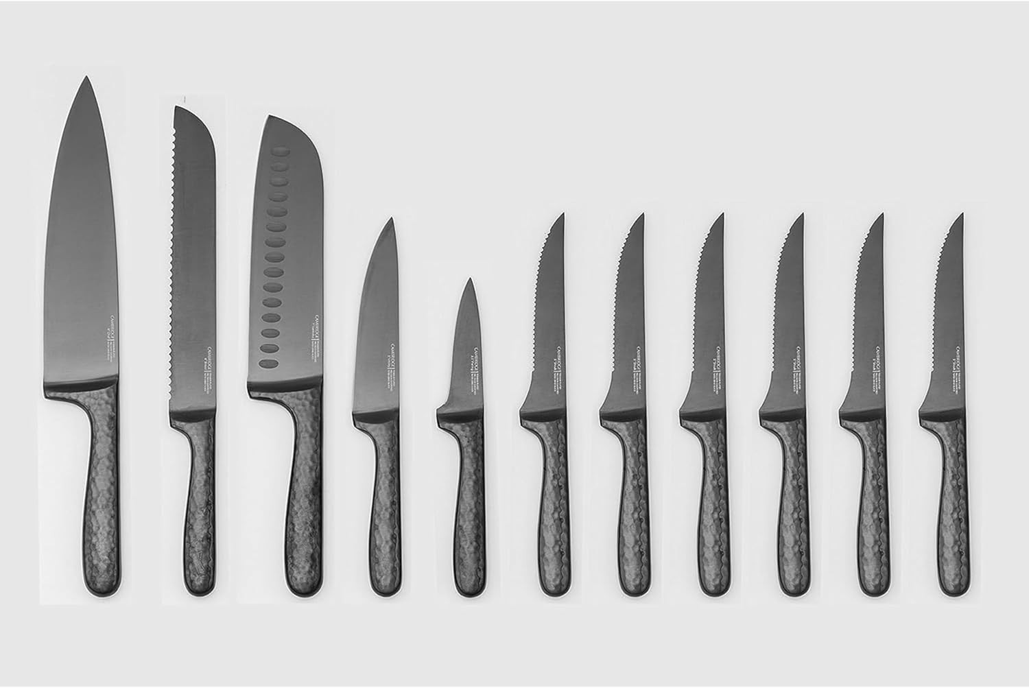 Cambridge Nero 12-Piece Knives Set