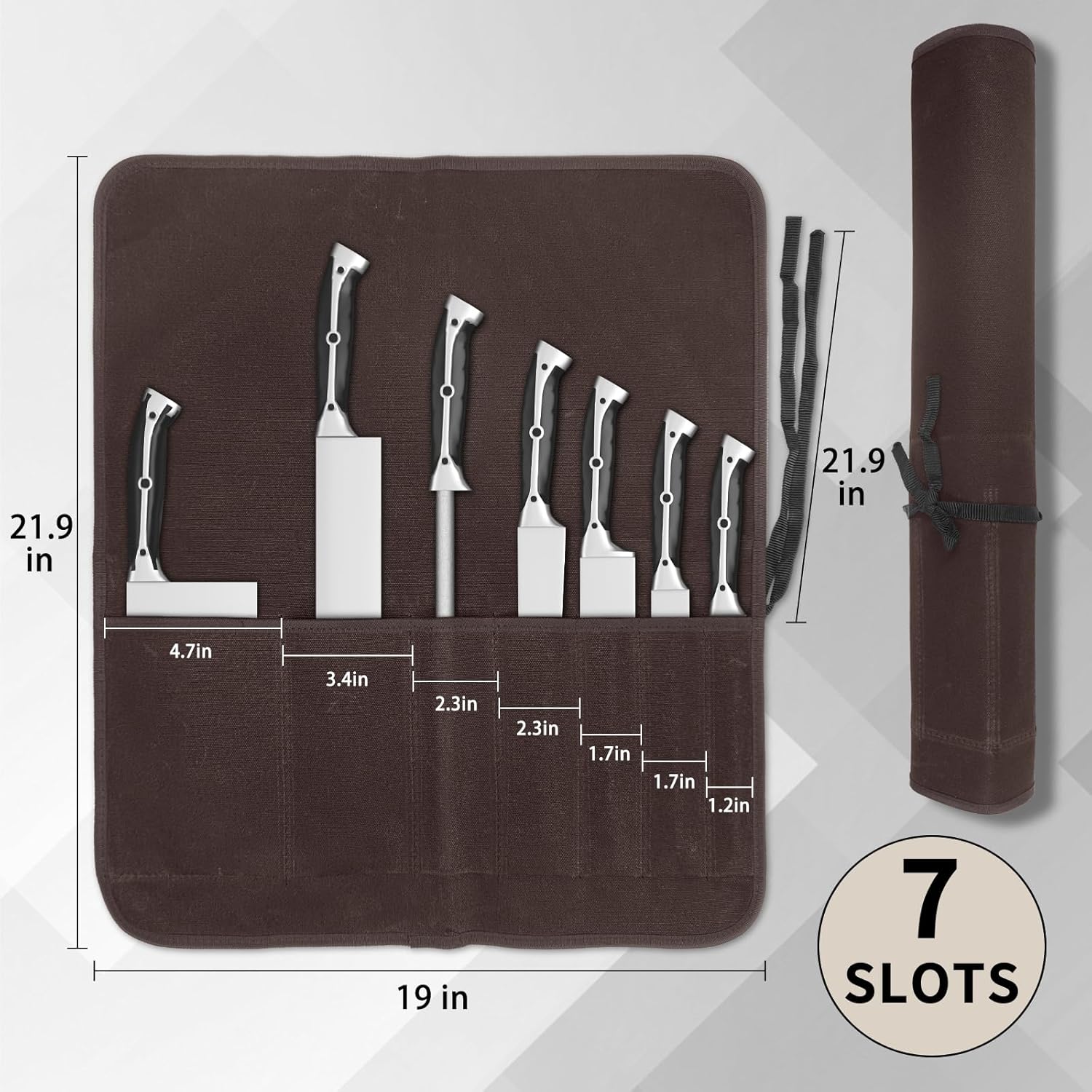 Professional Chefs Knife Roll Bag