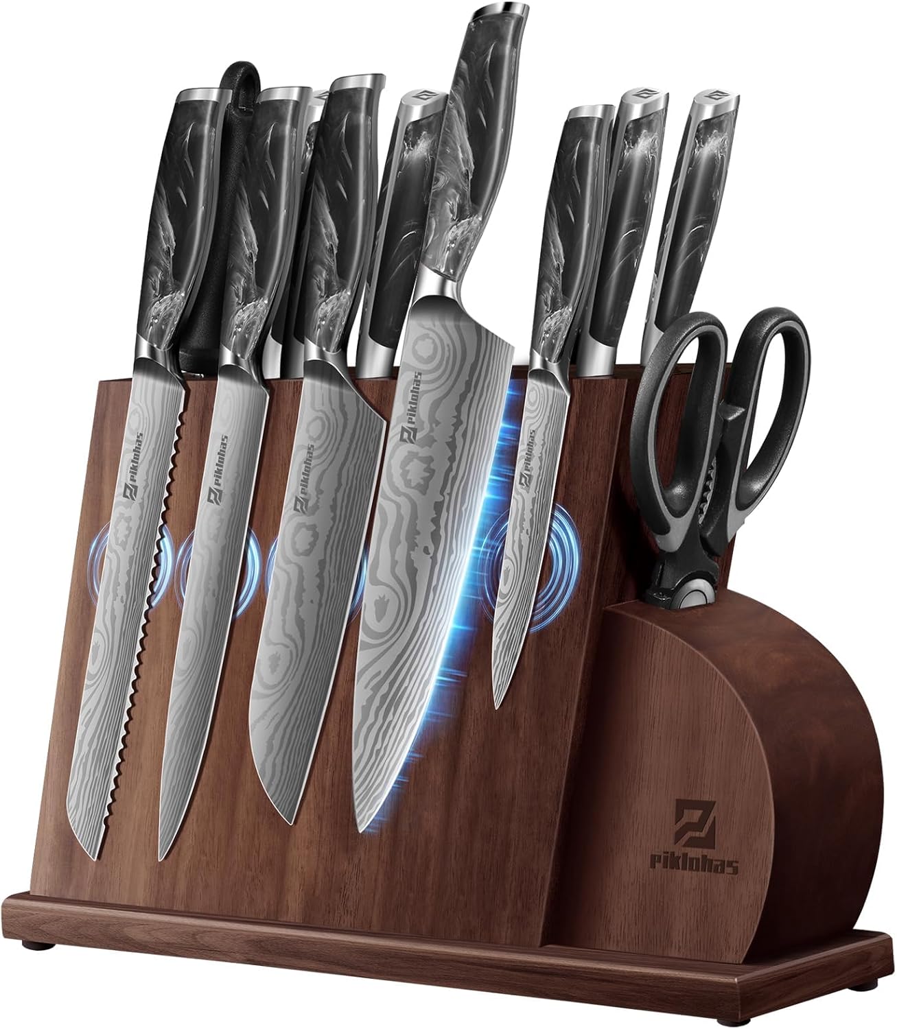 Ergonomic Damascus Kitchen Knife Set
