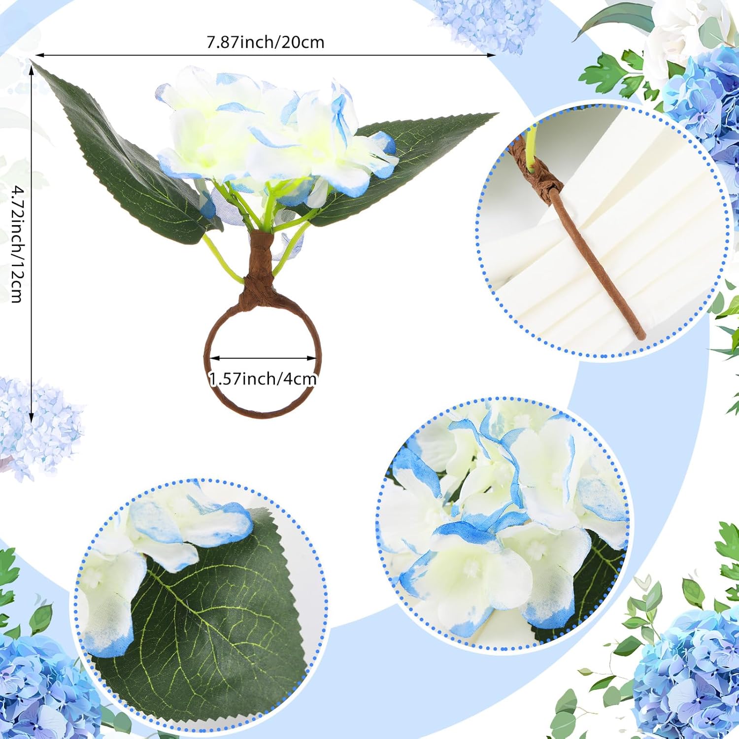 Exquisite Spring Napkin Rings