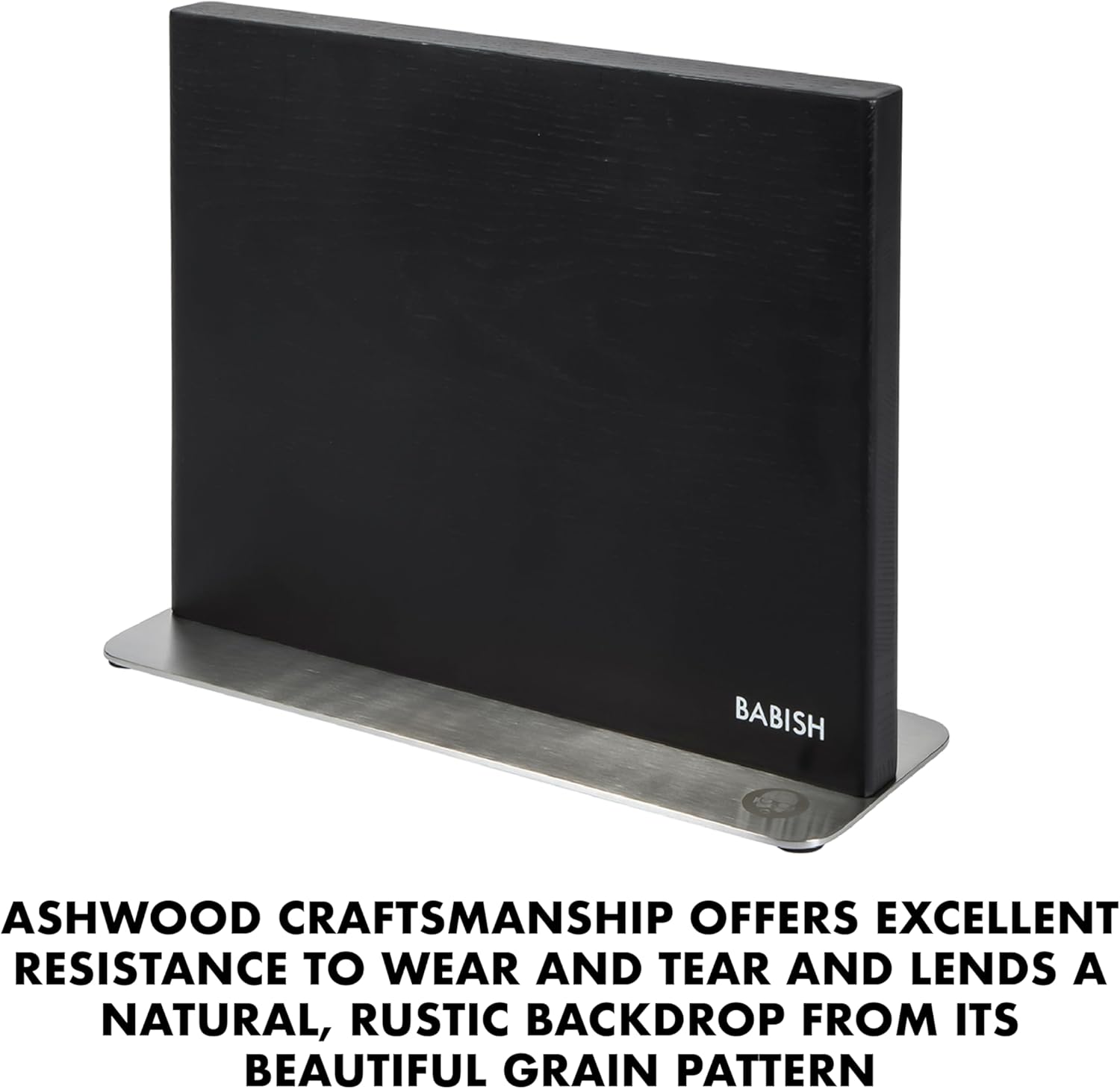 Babish 5 Piece German Steel Magnetic Forged Kitchen Knife Block Set