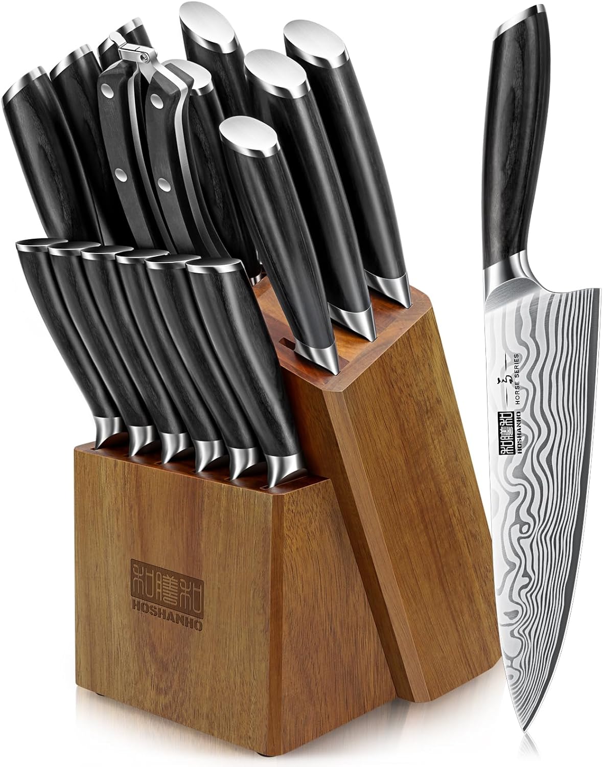 Hoshanho 16-Piece Knife Set