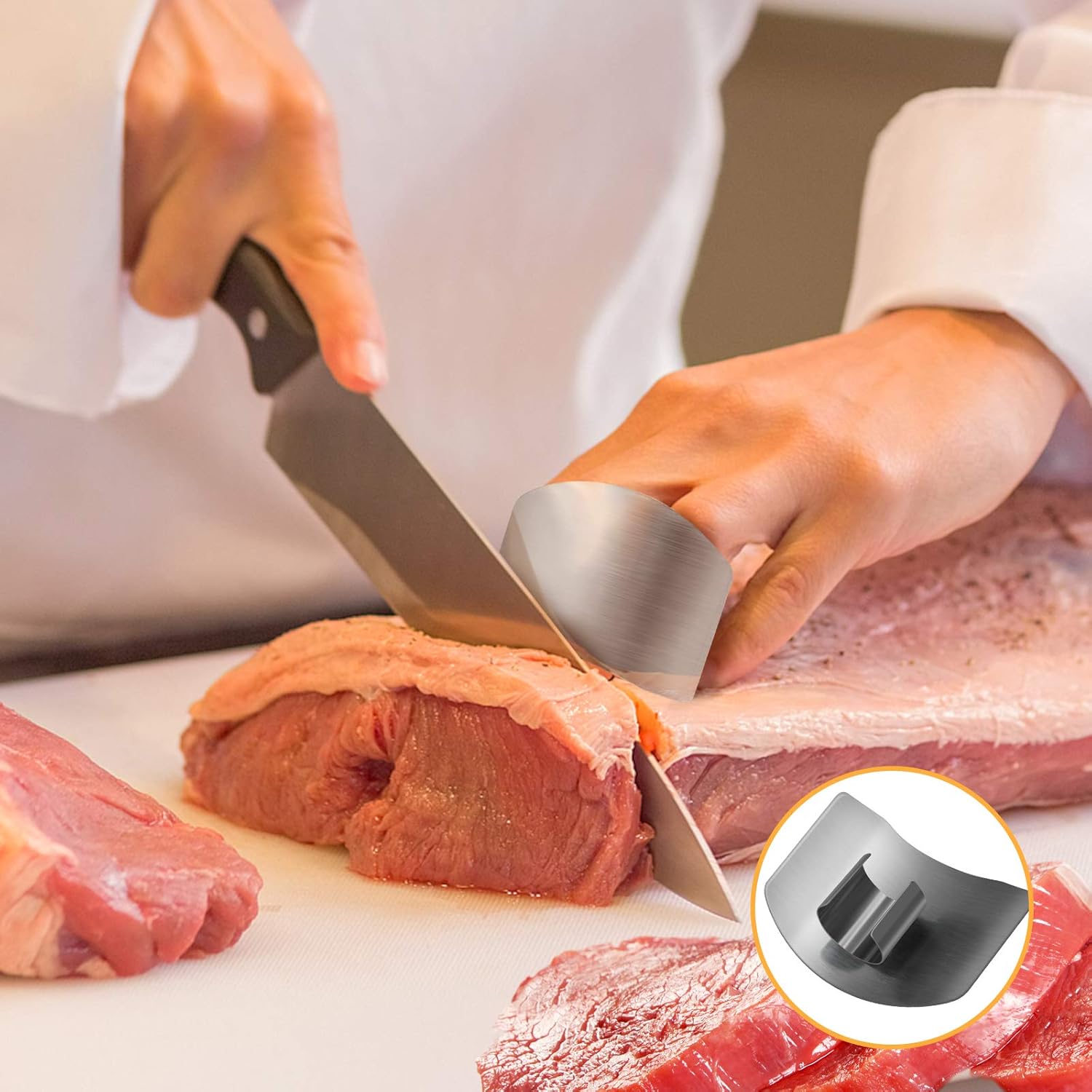 2-Piece Kitchen Finger Protection Set Sharp and Safe for Vegetables