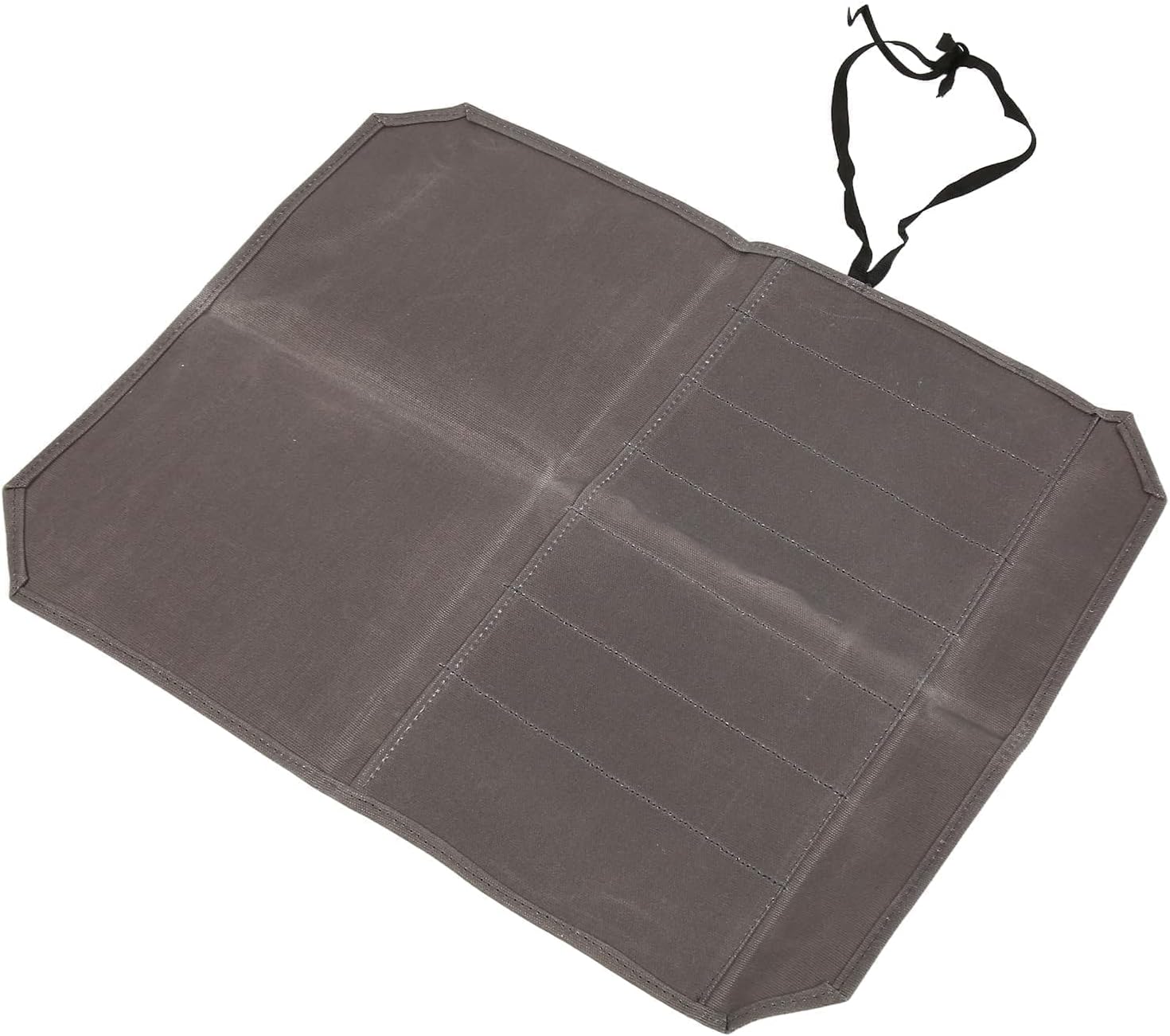 7 Slot Waxed Canvas Knife Roll Bag Waterproof Cut-Resistant