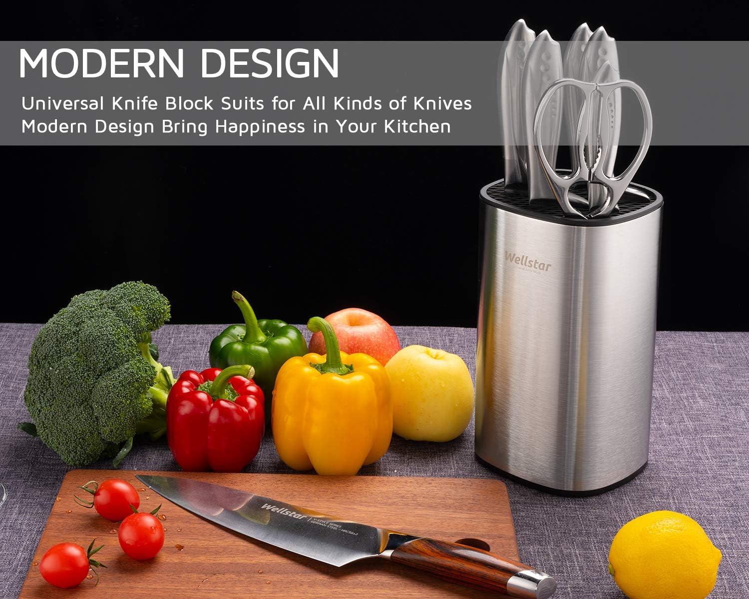 WELLSTAR Universal Knife Block Holder