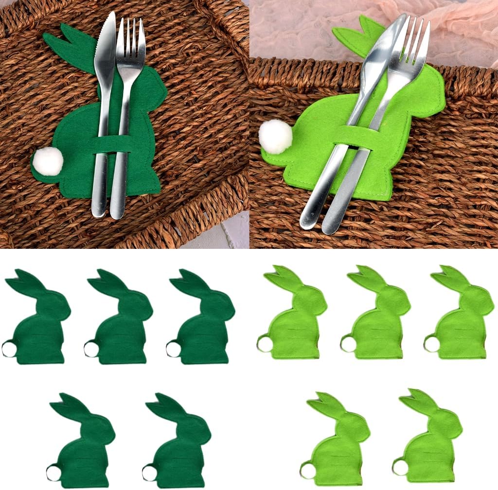 Pack of 5 Soft Cutlery Holder Bags