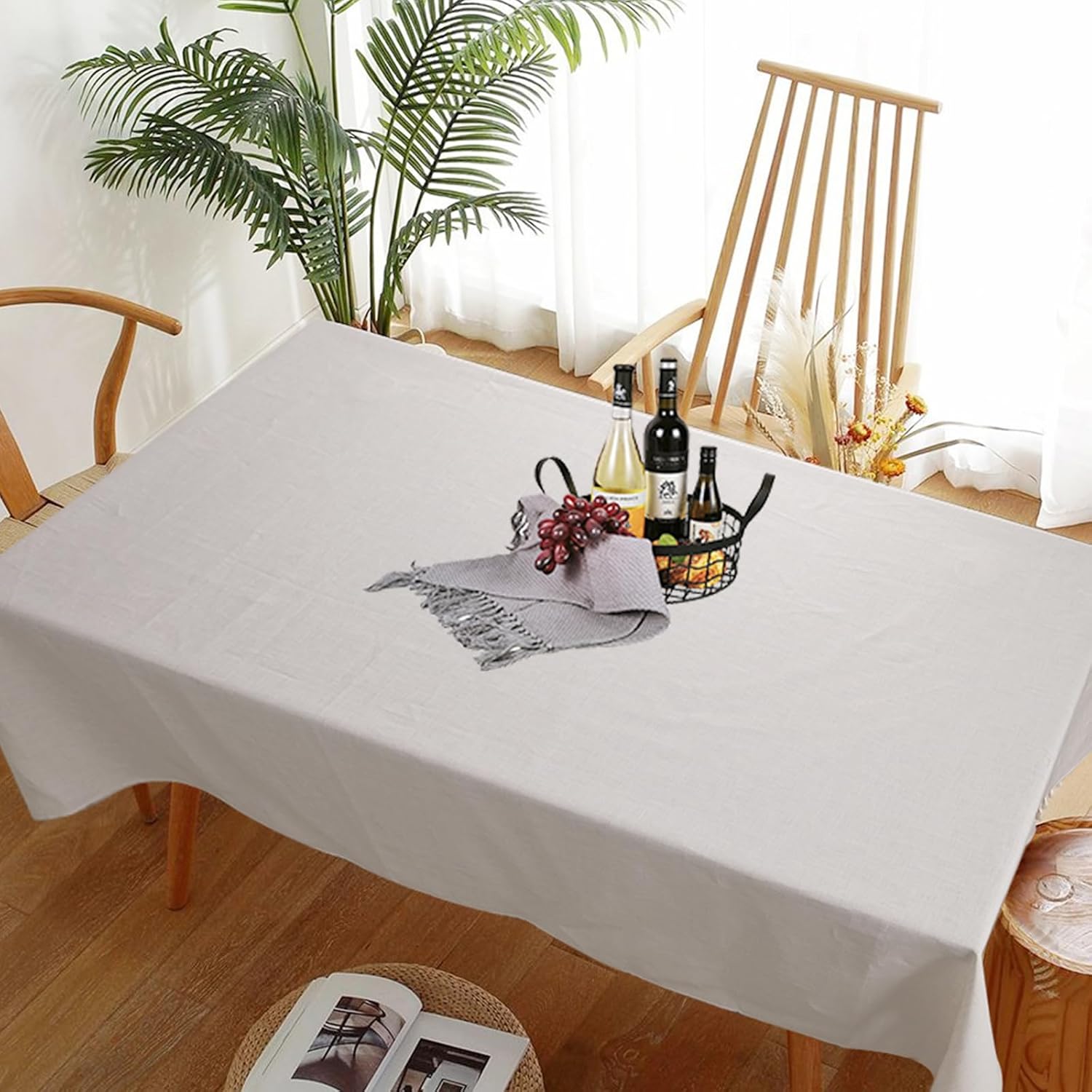 Durable Rustic 100 Linen Tablecloth