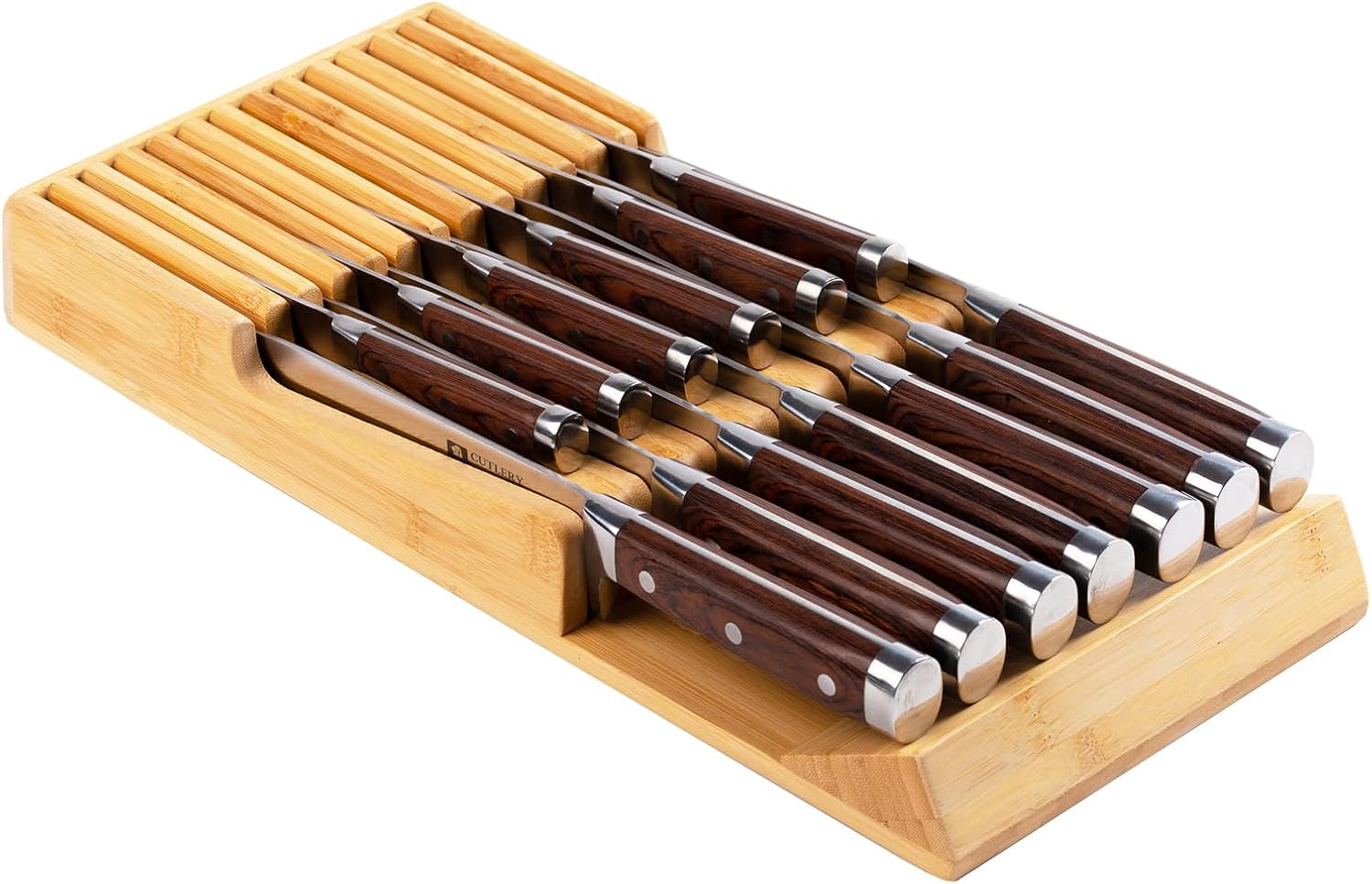 Bamboo Kitchen Knife Block