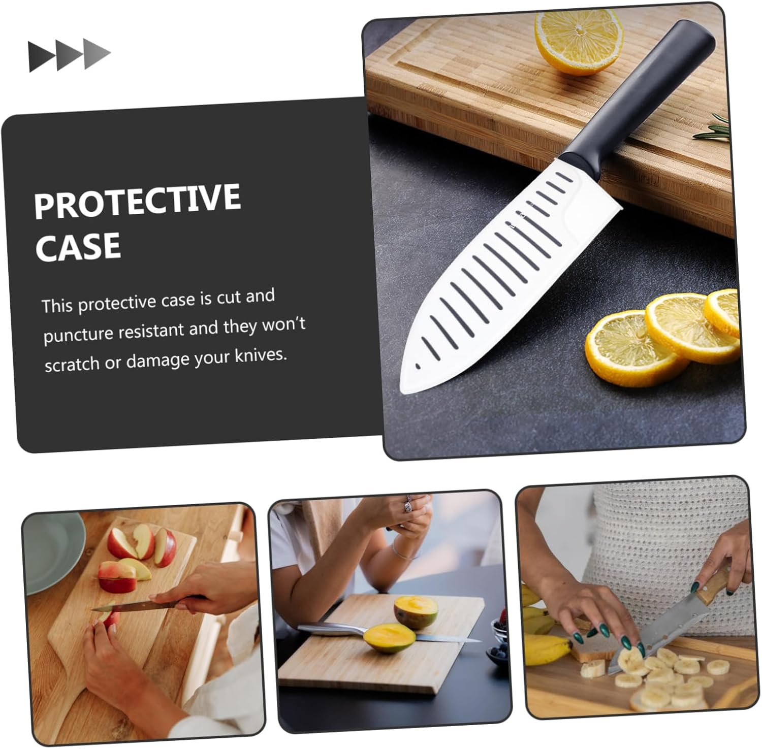 6packet Cutter Protector Guard for Chef Knives