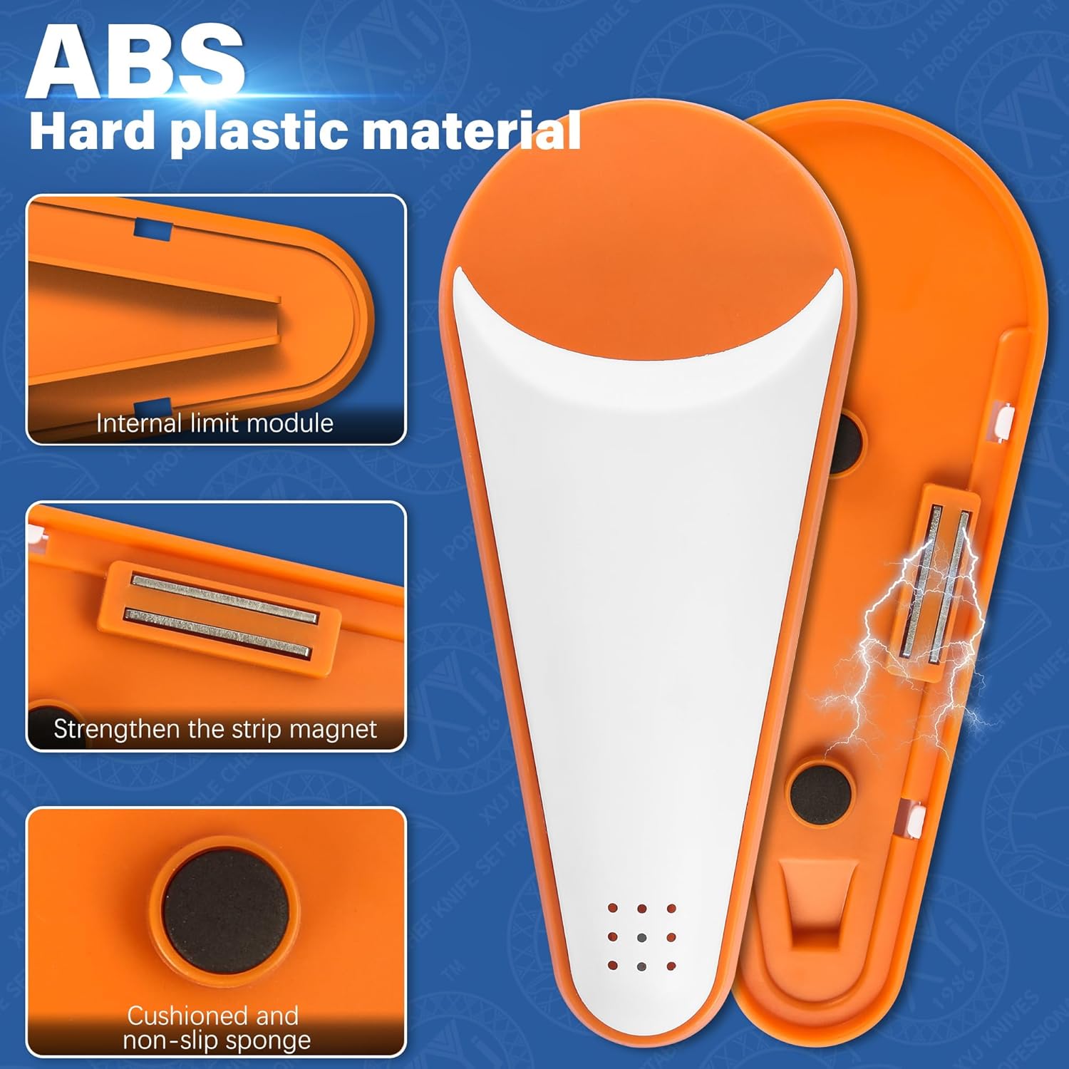 XYJ Magnetic Scissor Holder with Draining Holes for Safe Storage