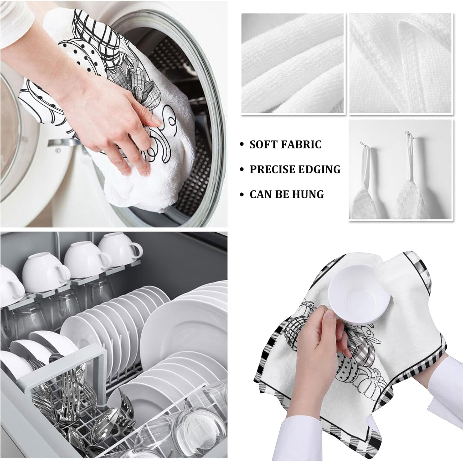 ZOE GARDEN Bohemian Kitchen Towels Set