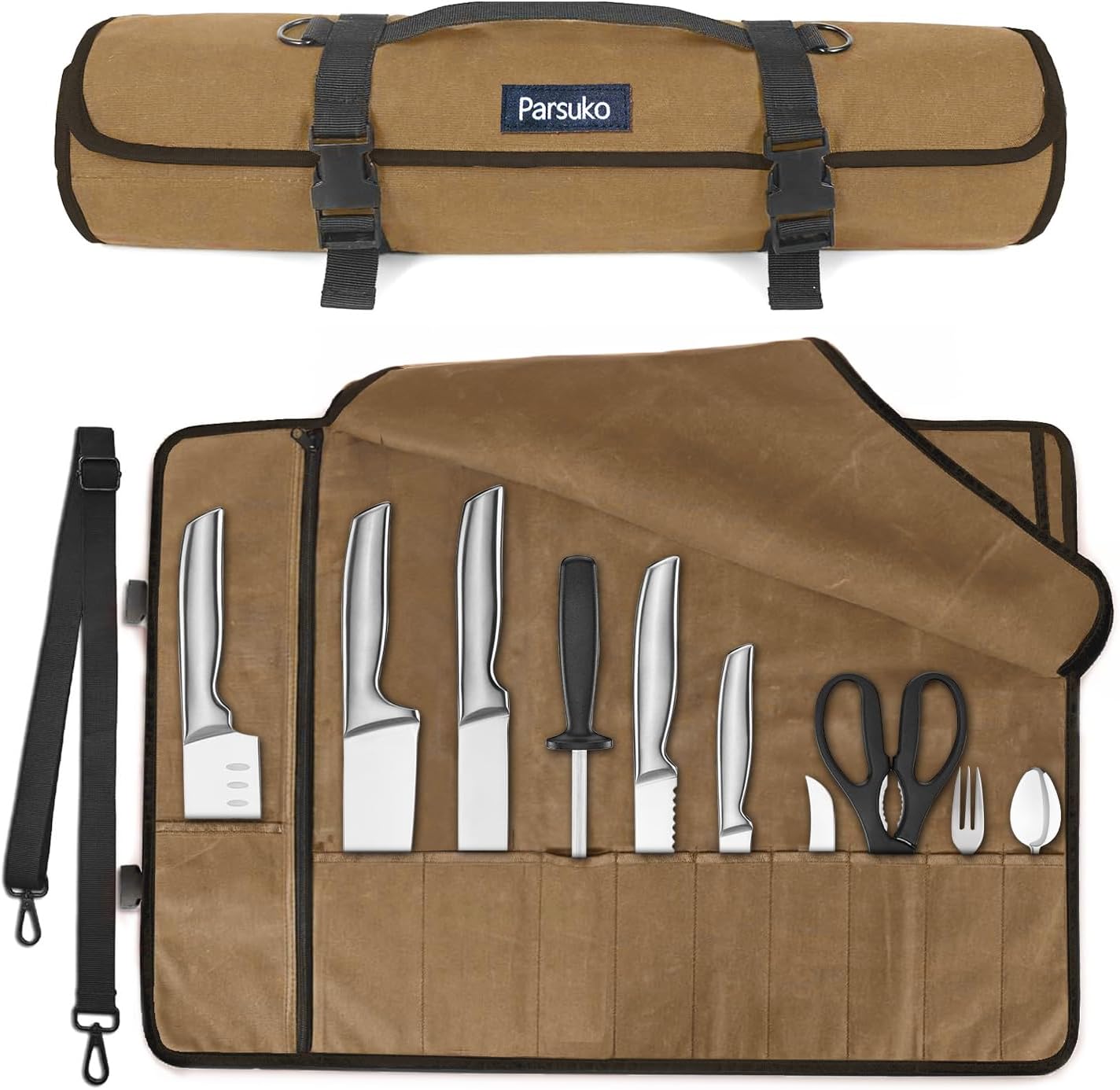 Professional Chef Knives Roll Bag