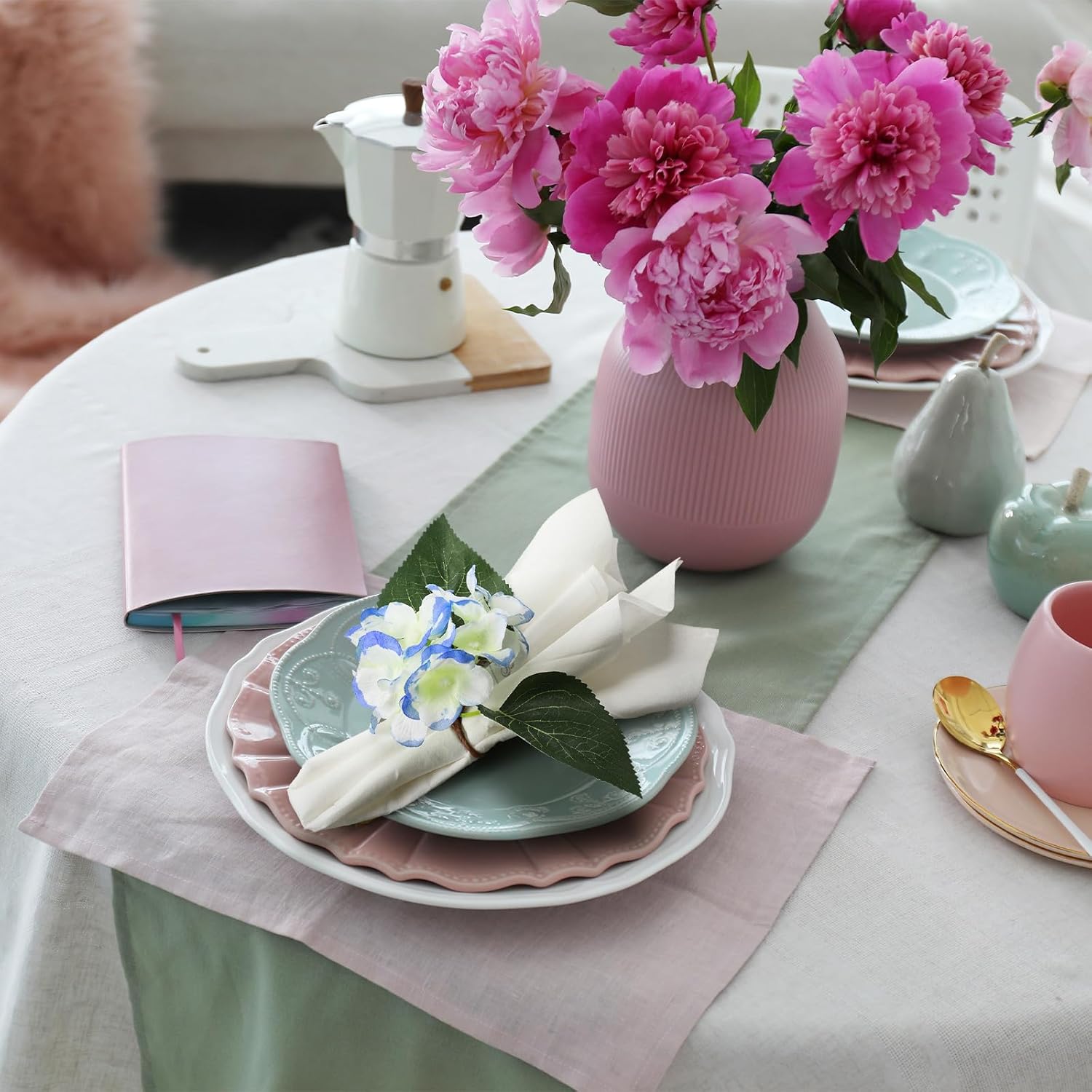 Exquisite Spring Napkin Rings