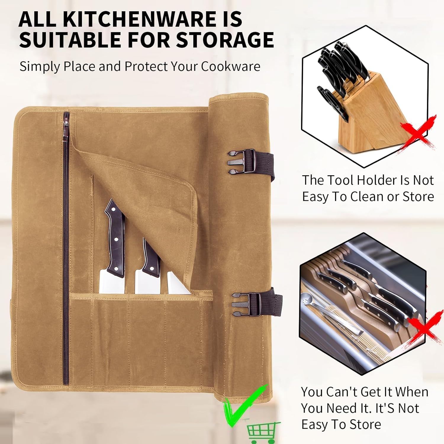 Baizoy - Chef Knife Roll Bag