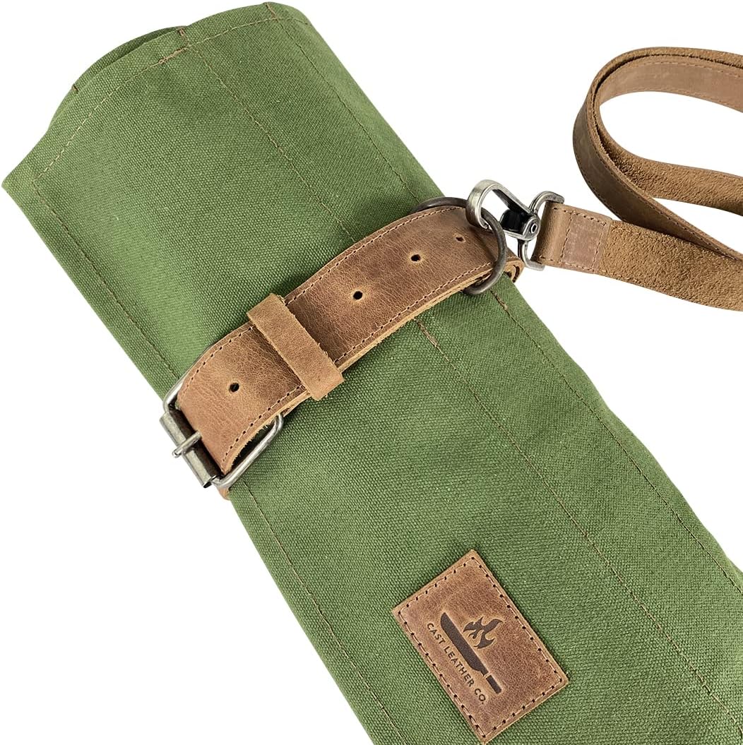 Stylish Knives Holder with 10 Pockets and Adjustable Shoulder Strap