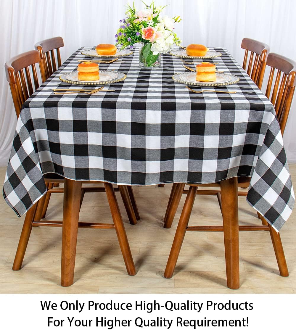 Stylish_csv Buffalo Plaid Tablecloth for 54x54-Inch Tables