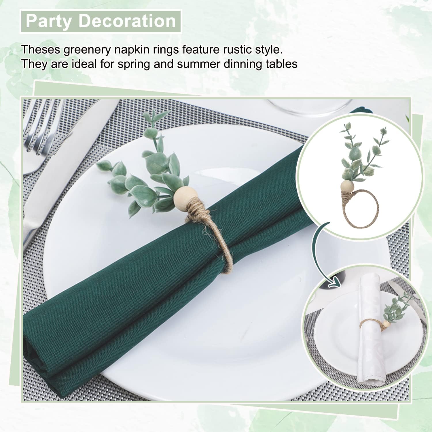 Rustic Napkin Rings for Top Qualifying Layouts