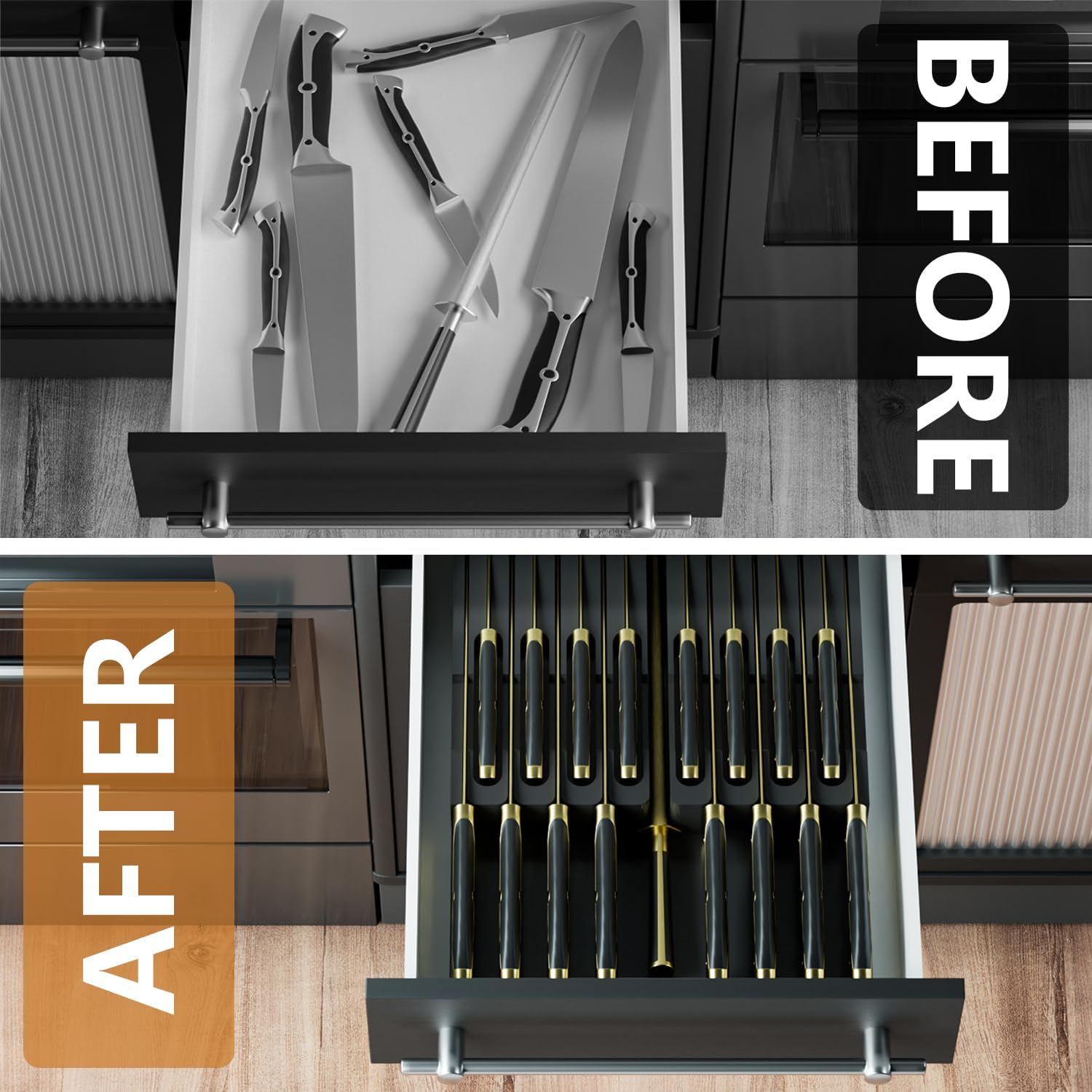 Your Ultimate Knife Storage Solution - 16 Knives Organized Perfectly