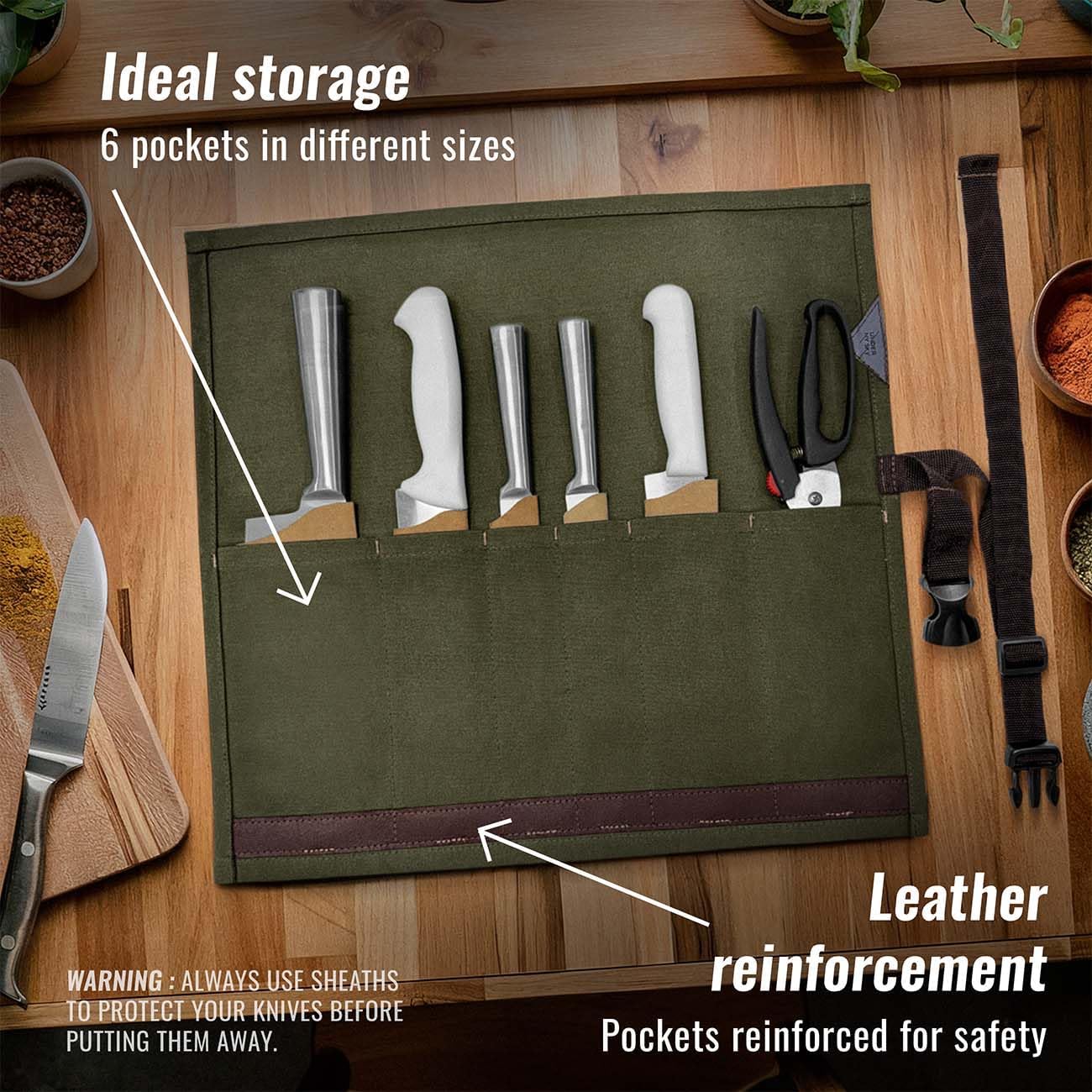 Protect Your knives with Under NY Sky - Knive Case