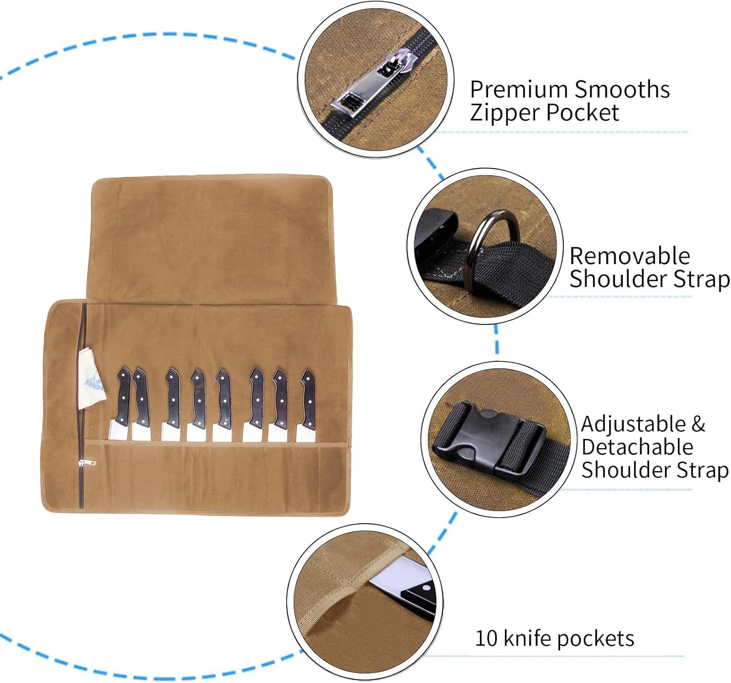 Baizoy - Chef Knife Roll Bag