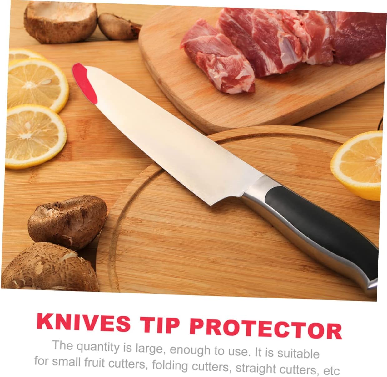 40-Piece Plastic Knife Tip Covers - Safe Protection for Your Knives