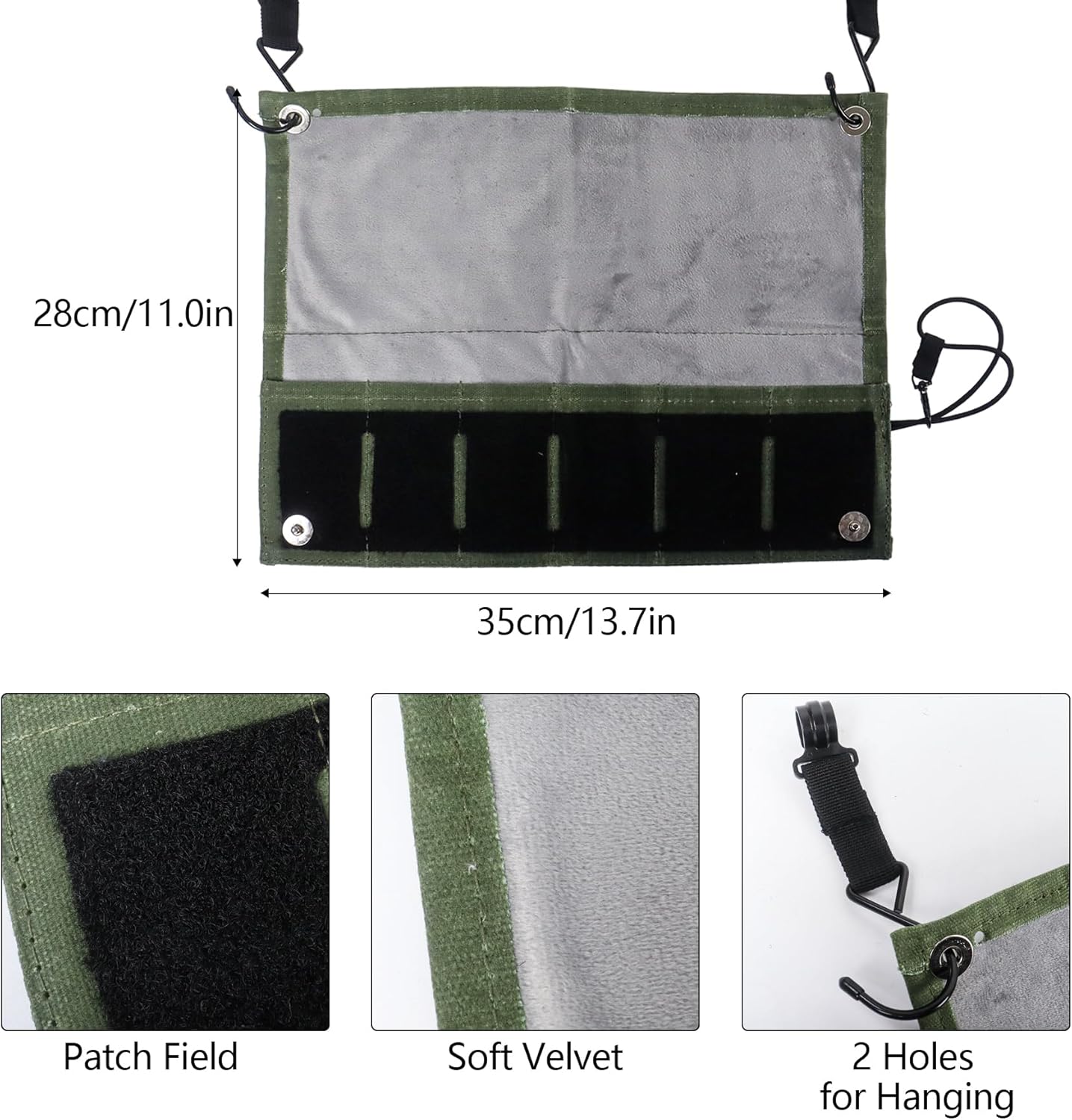 Versatile Folding Knife Roll Bag