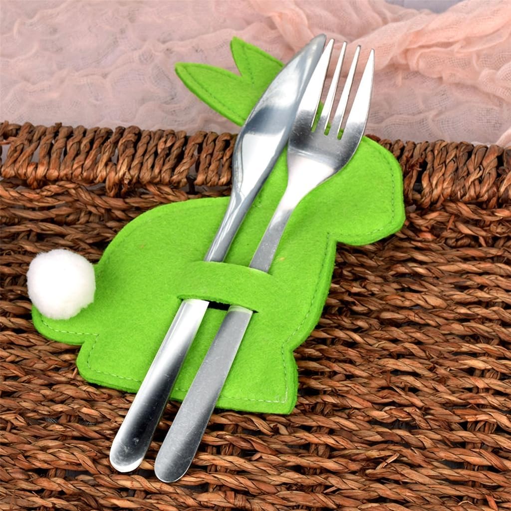 Pack of 5 Soft Cutlery Holder Bags