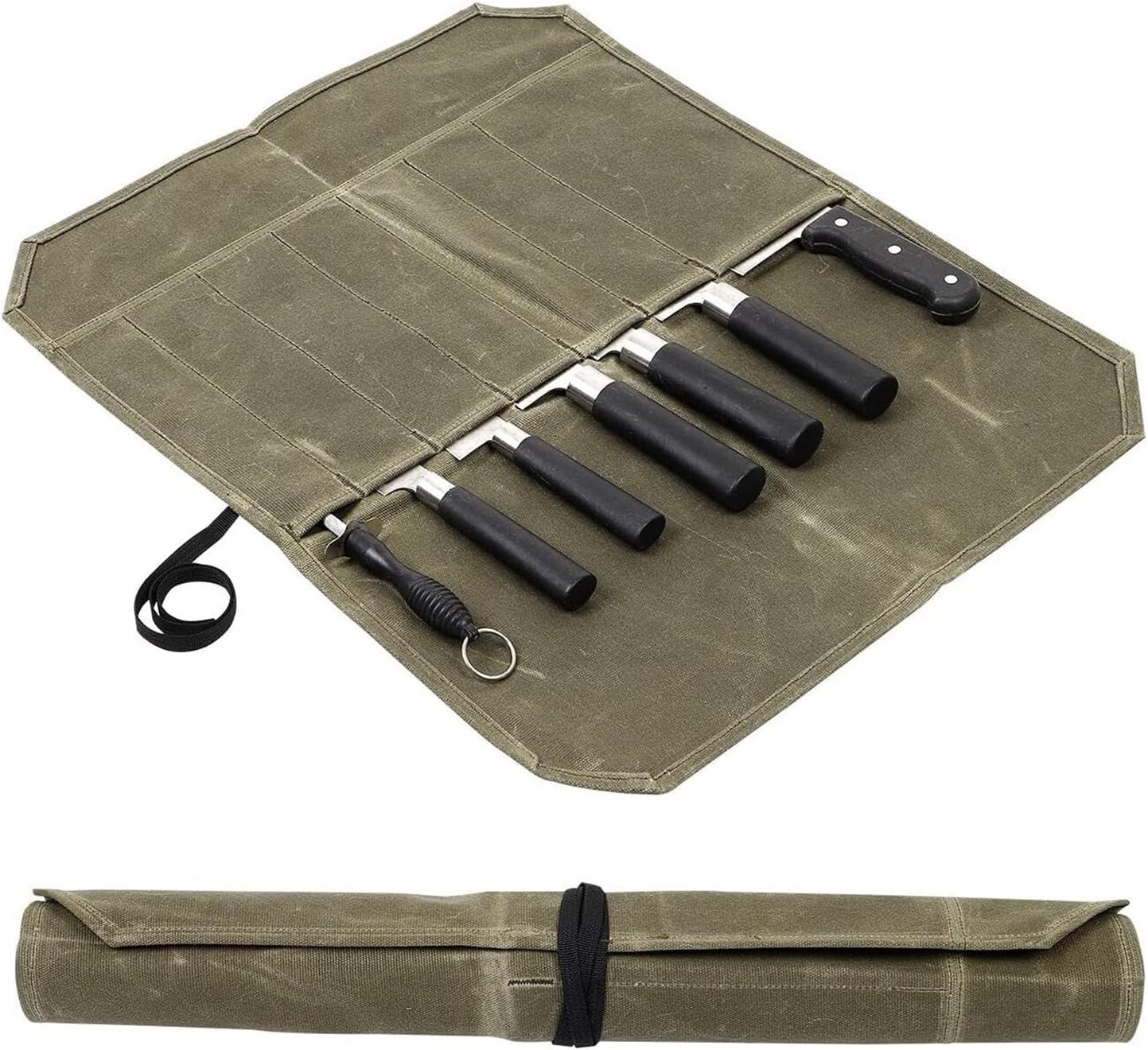 Heavy Duty Canvas Knife Roll Bag