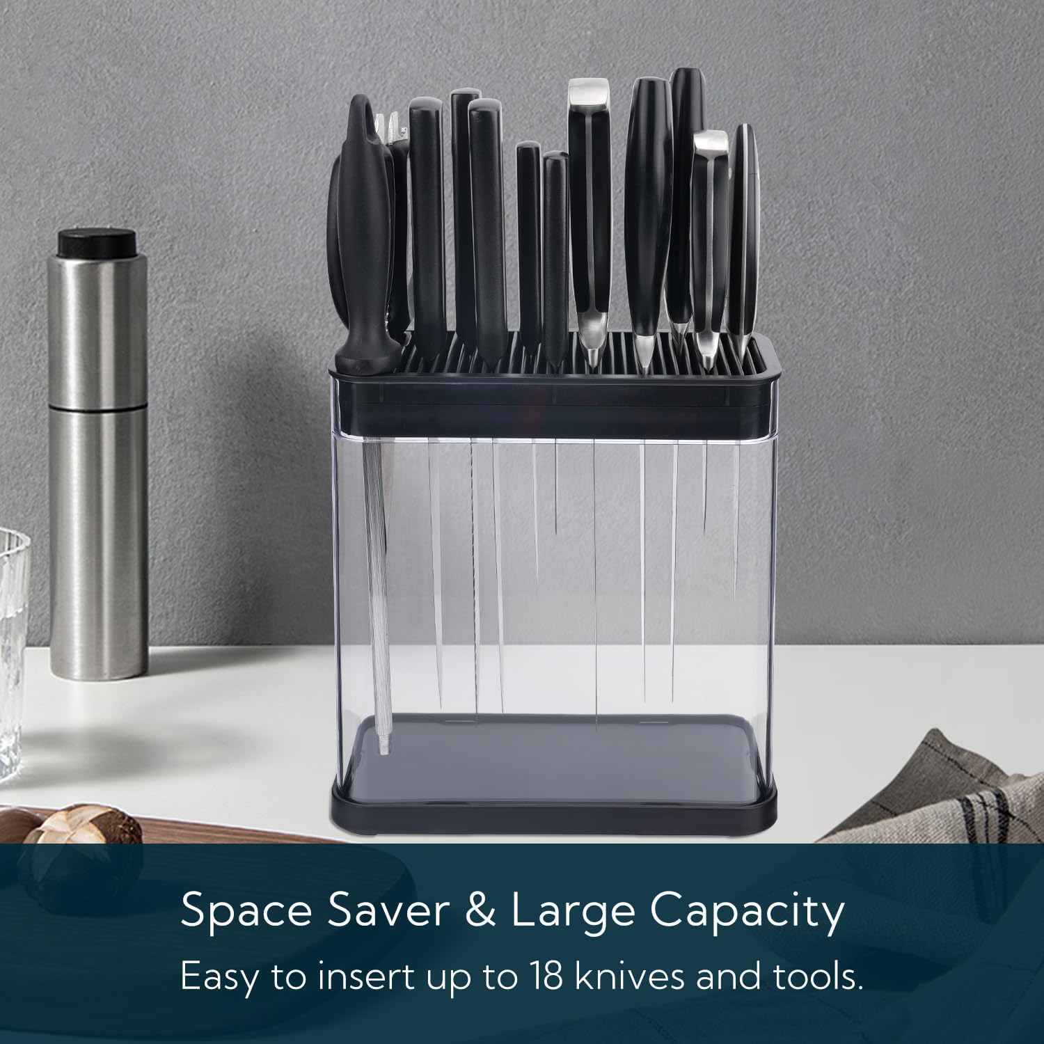 KITCHENDAO XL Universal Knife Block Holder