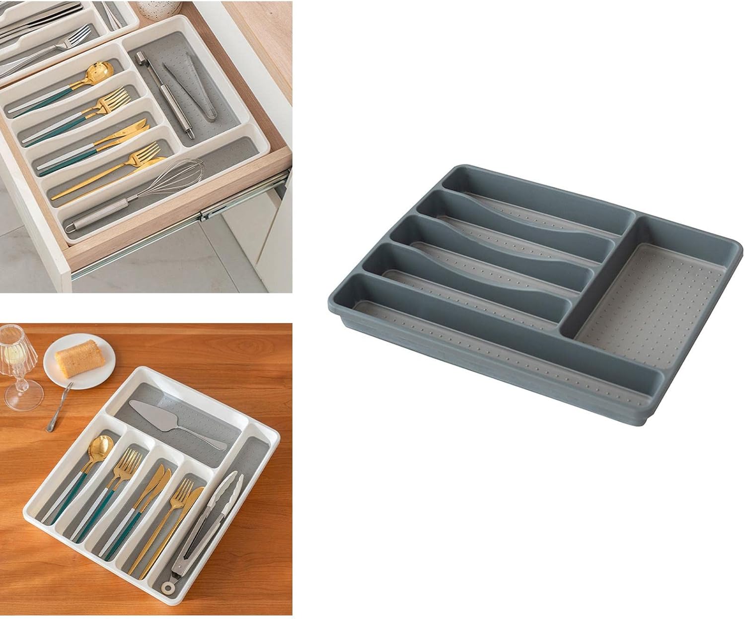 Duiaynke Cutlery Storage Tray for Kitchen Utensils