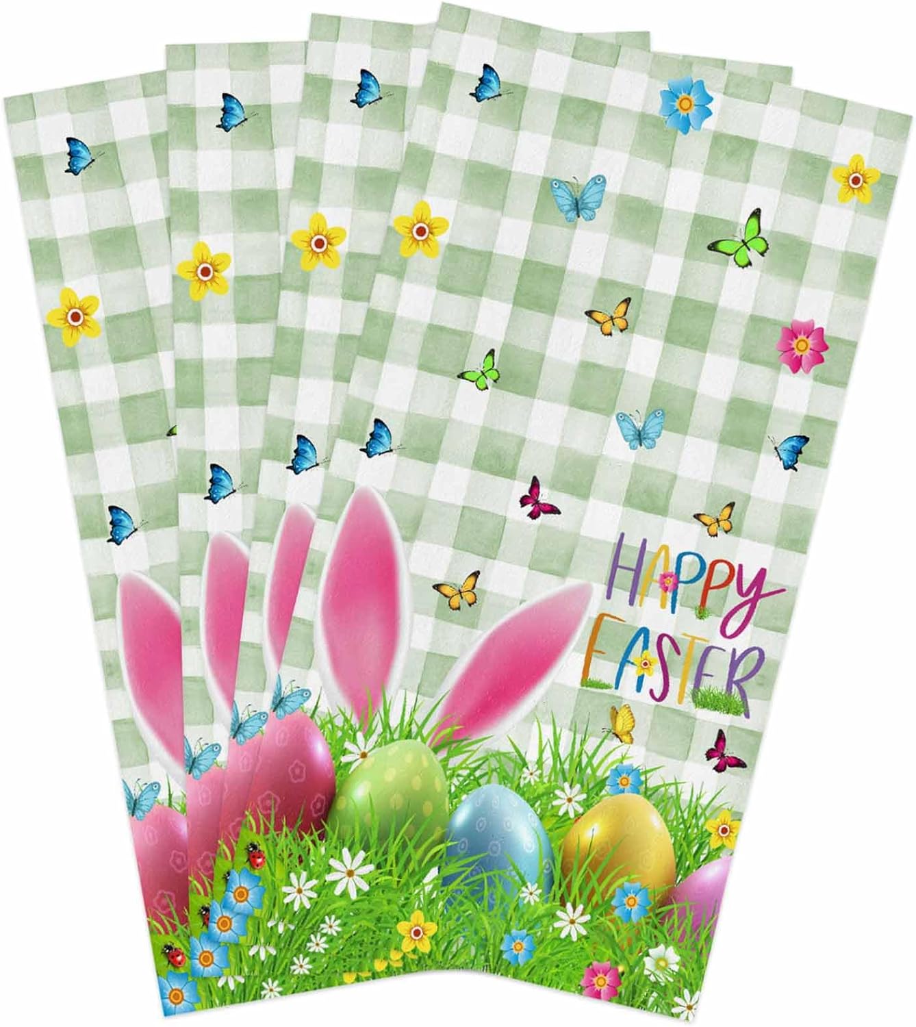 Easter Bunny Kitchen Towels for Cleaning and Decor