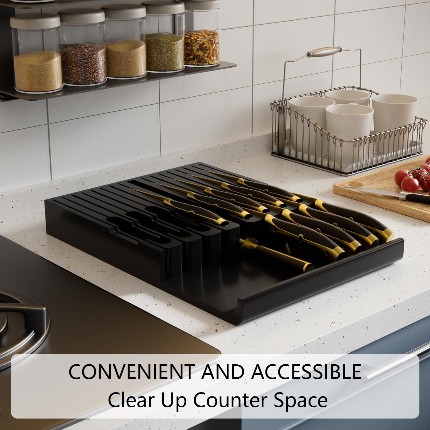 Your Ultimate Knife Storage Solution - 16 Knives Organized Perfectly