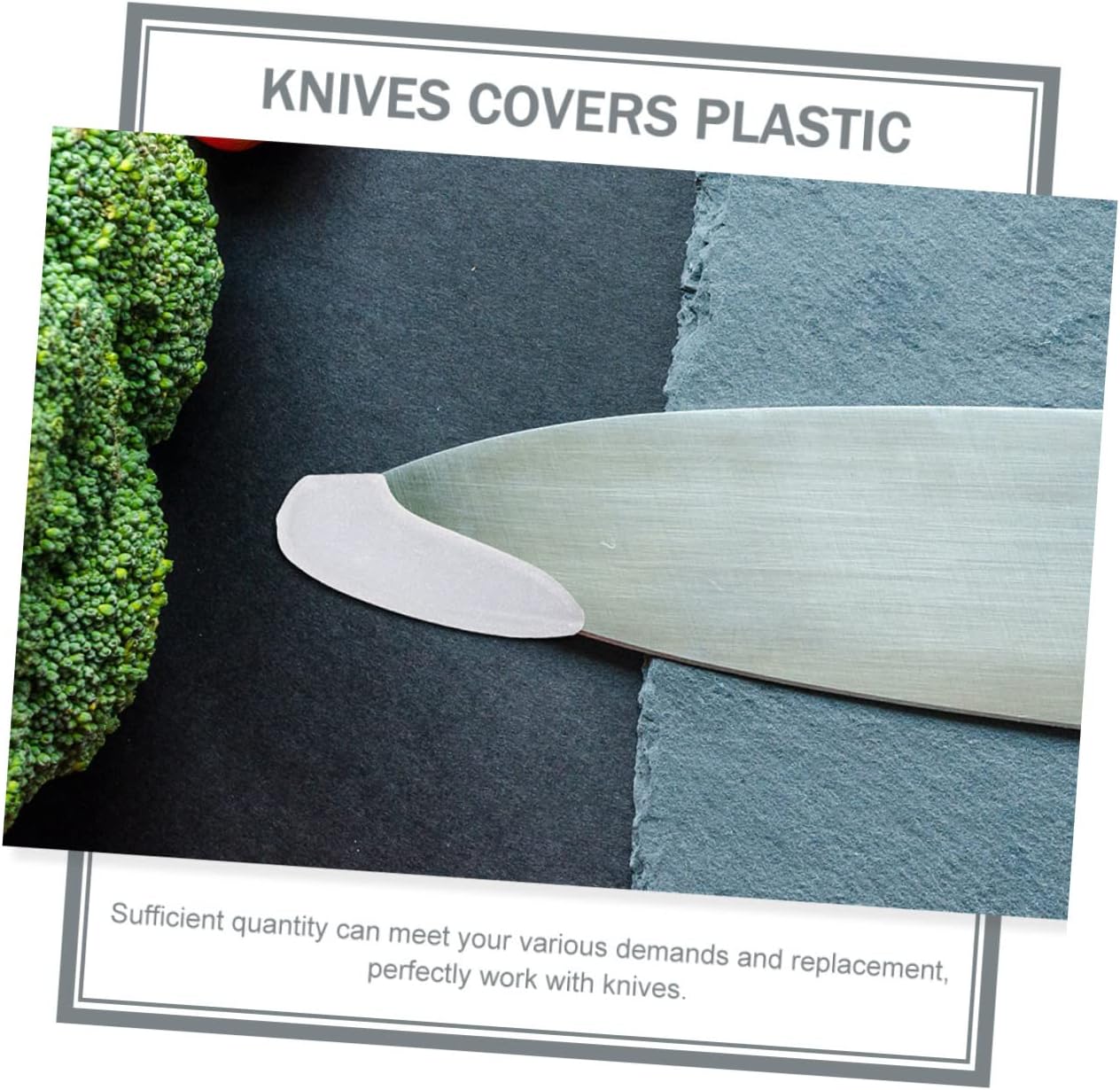 30-Pack Plastic Knife Tip Protectors